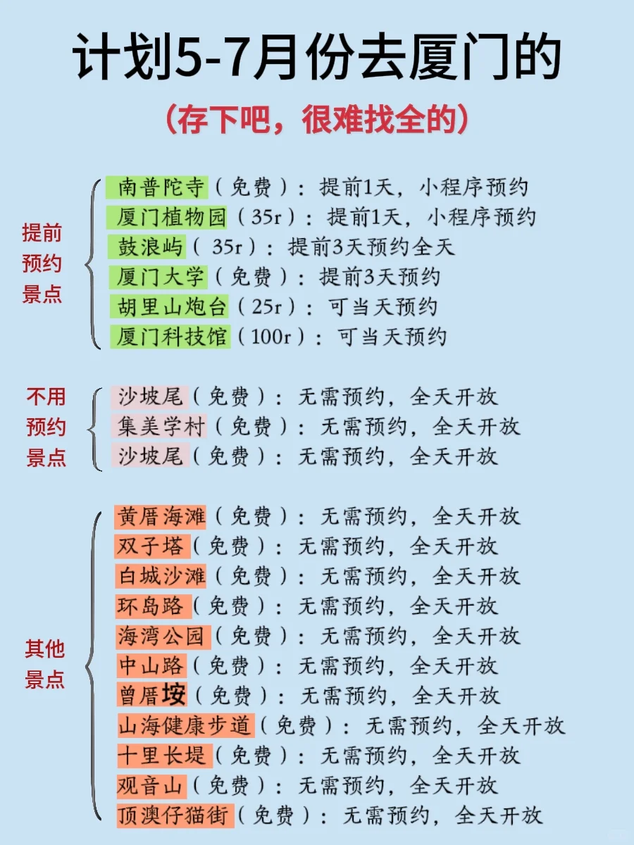 厦门会惩罚每一个不提前预约的人……