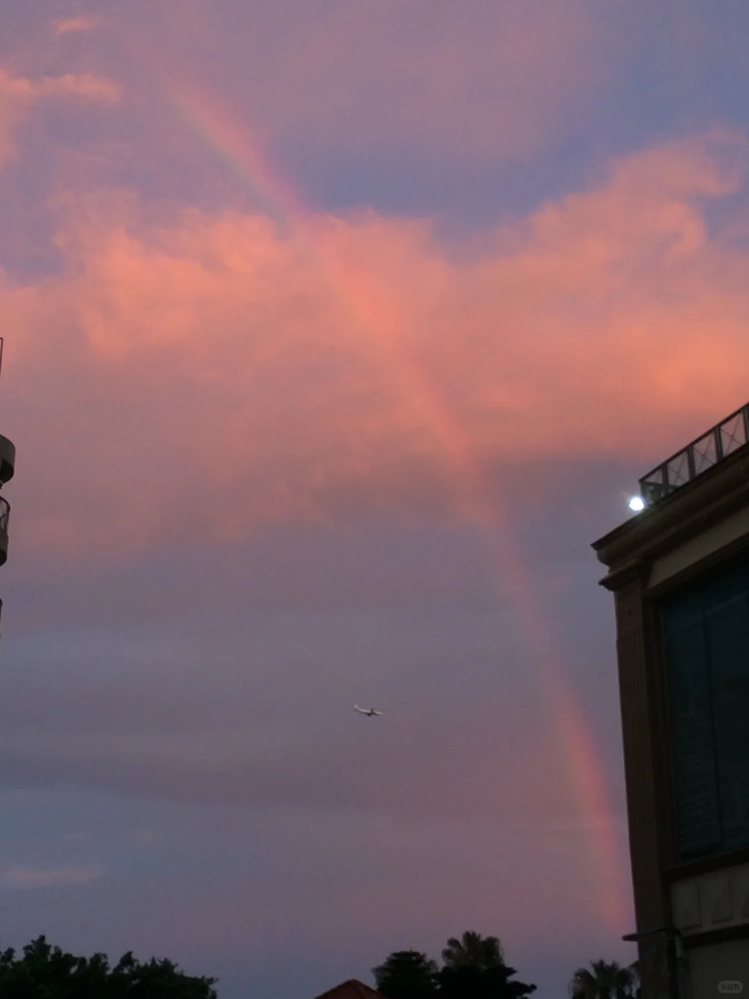 珠海的日落彩虹