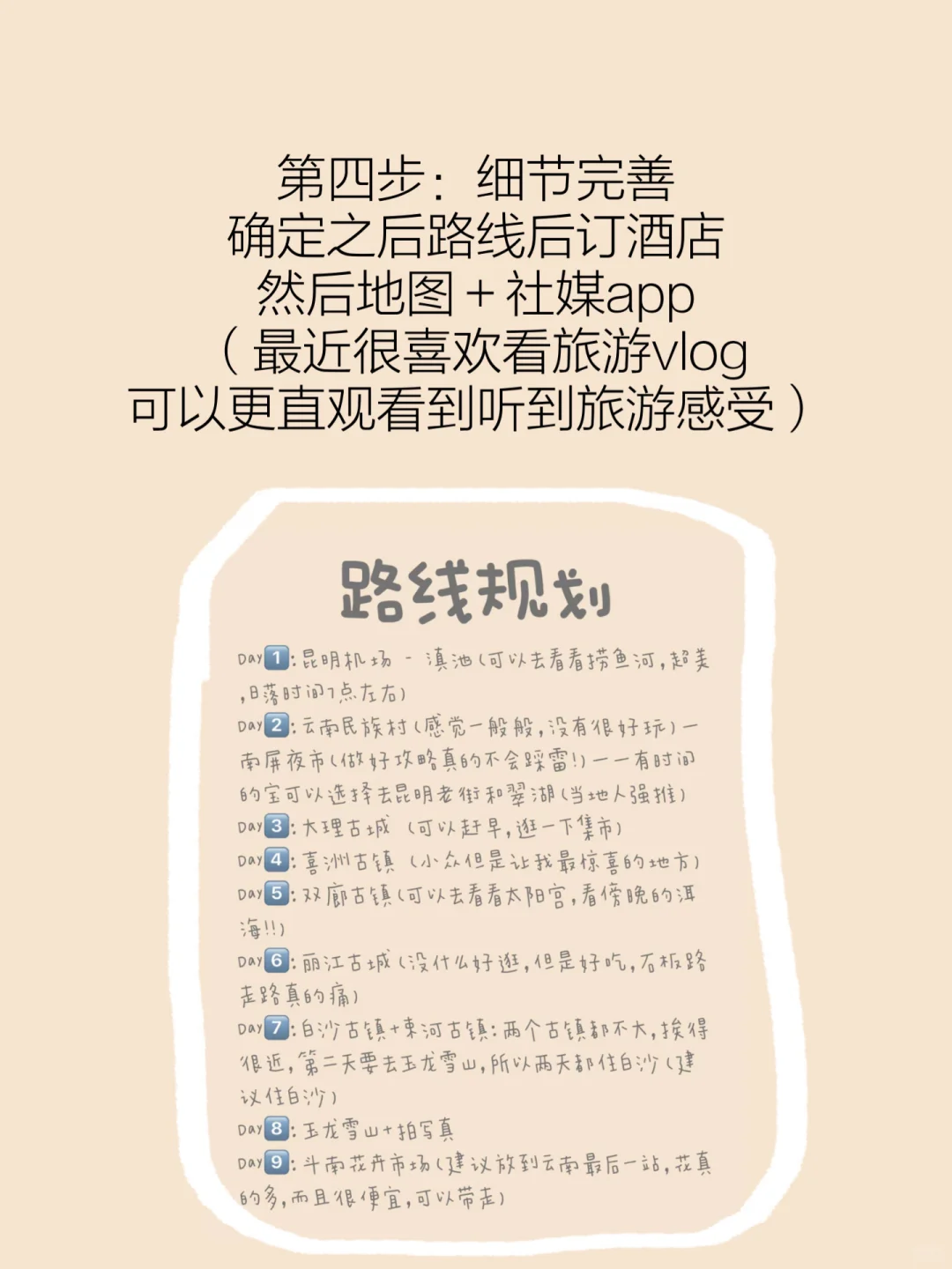 半小时做高质量旅游攻略/懒人攻略