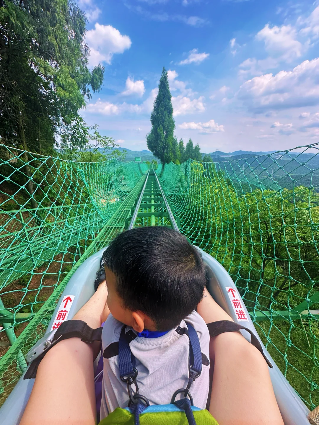 成都自己的长城!漂流🎢丛林过山车娃玩嗨了