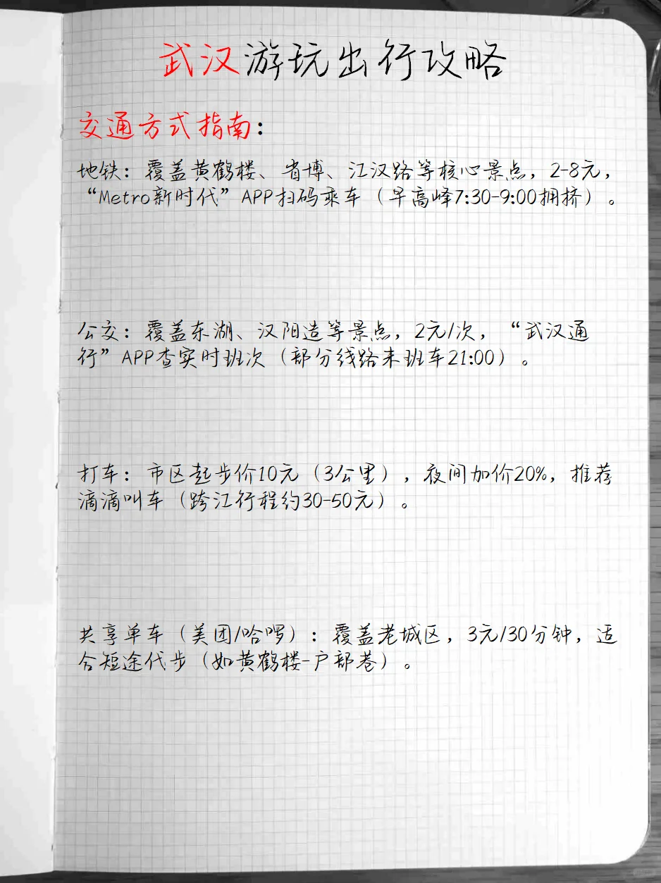 超全武汉旅游住宿攻略大放送🎆