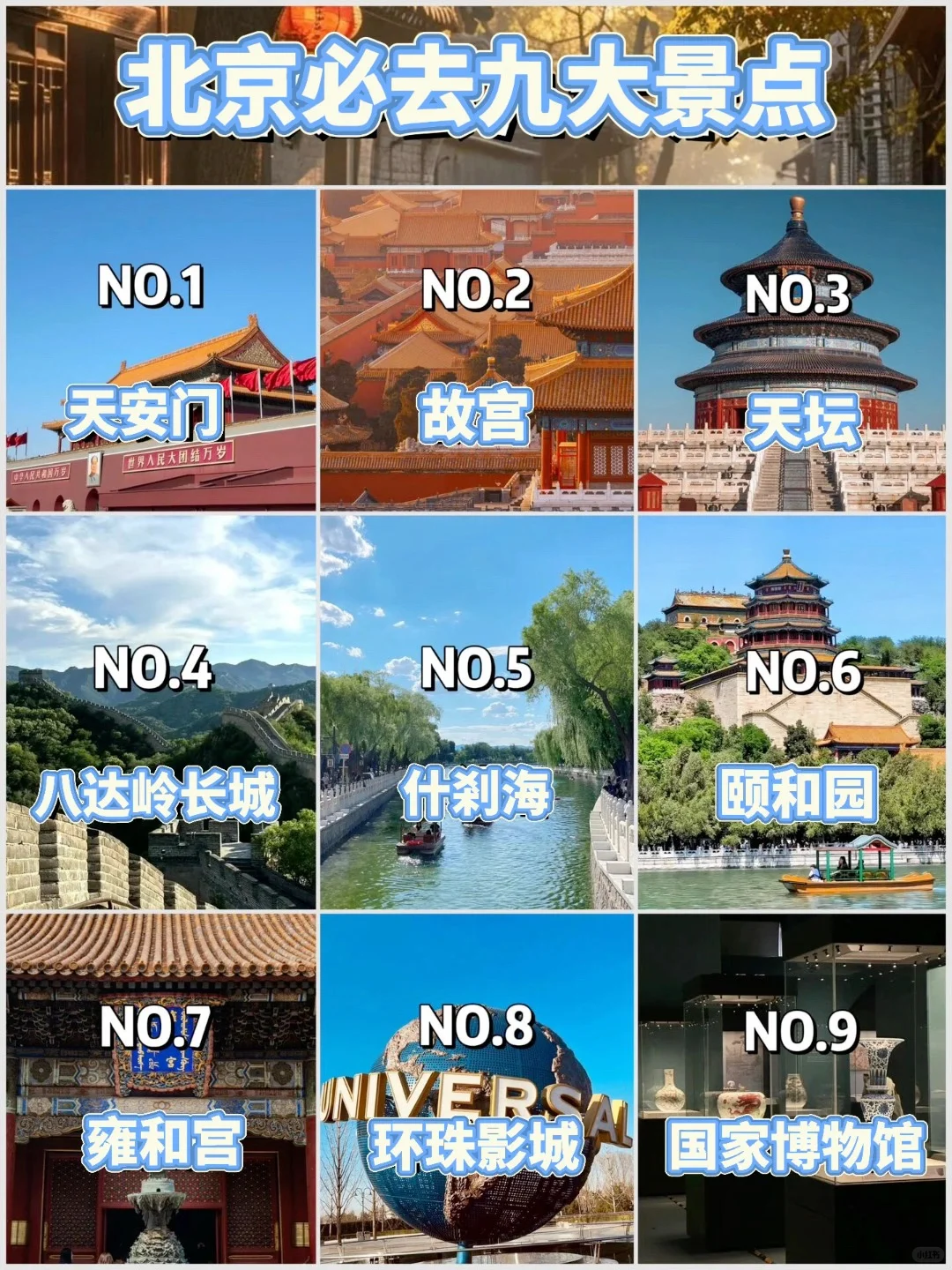 📍北京必去9大景点‼️旅游前必看❗️