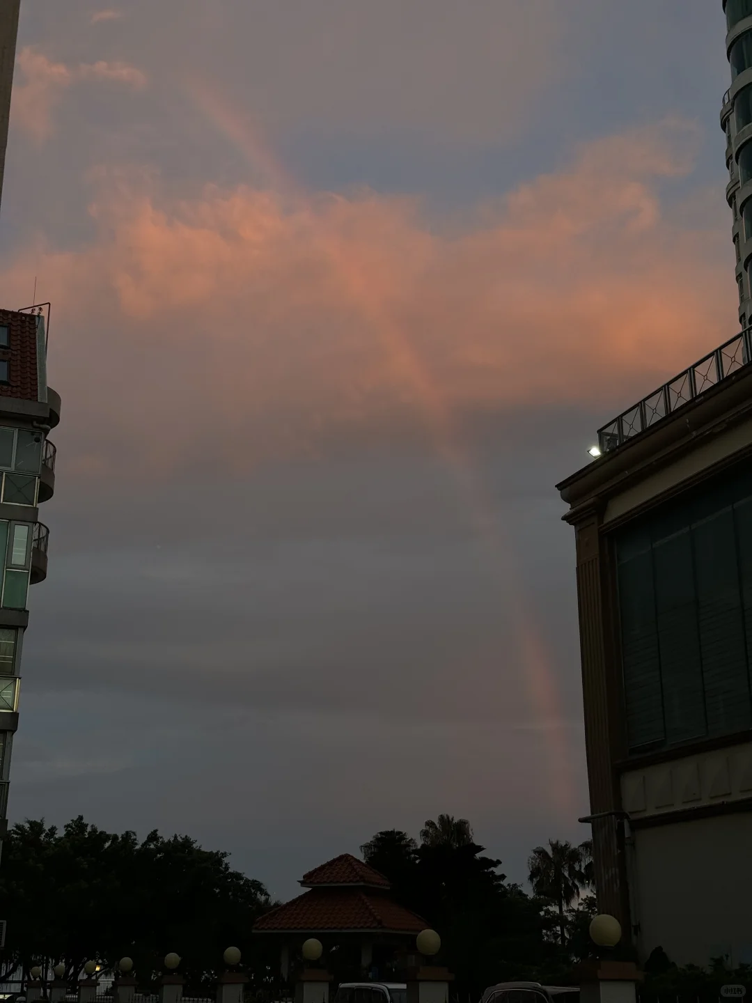 珠海的日落彩虹