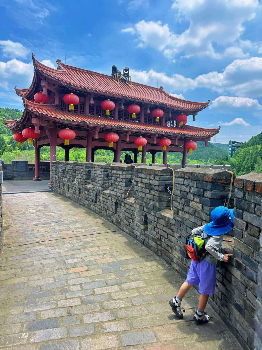 成都自己的长城!漂流🎢丛林过山车娃玩嗨了