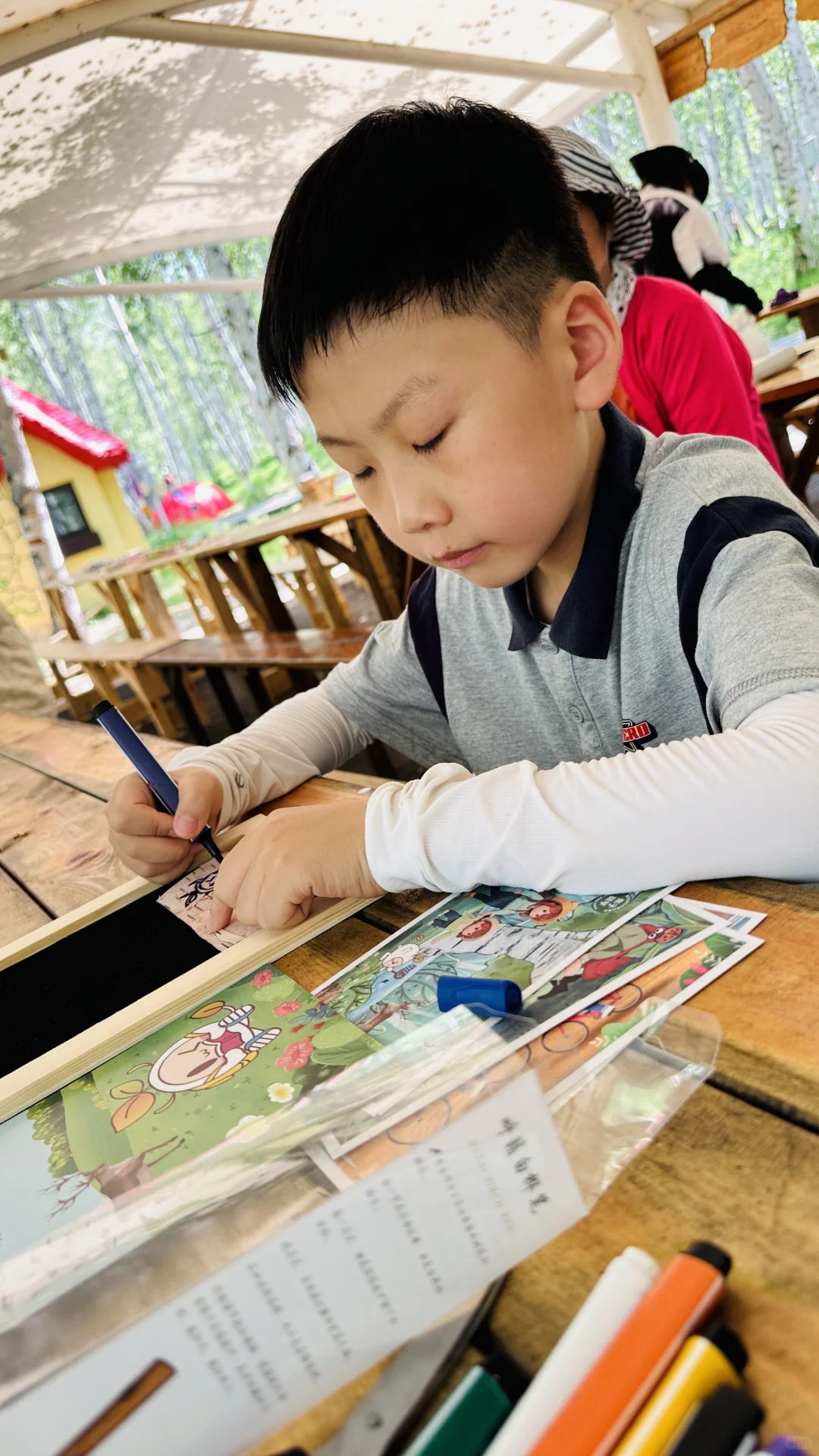 额尔古纳白桦林