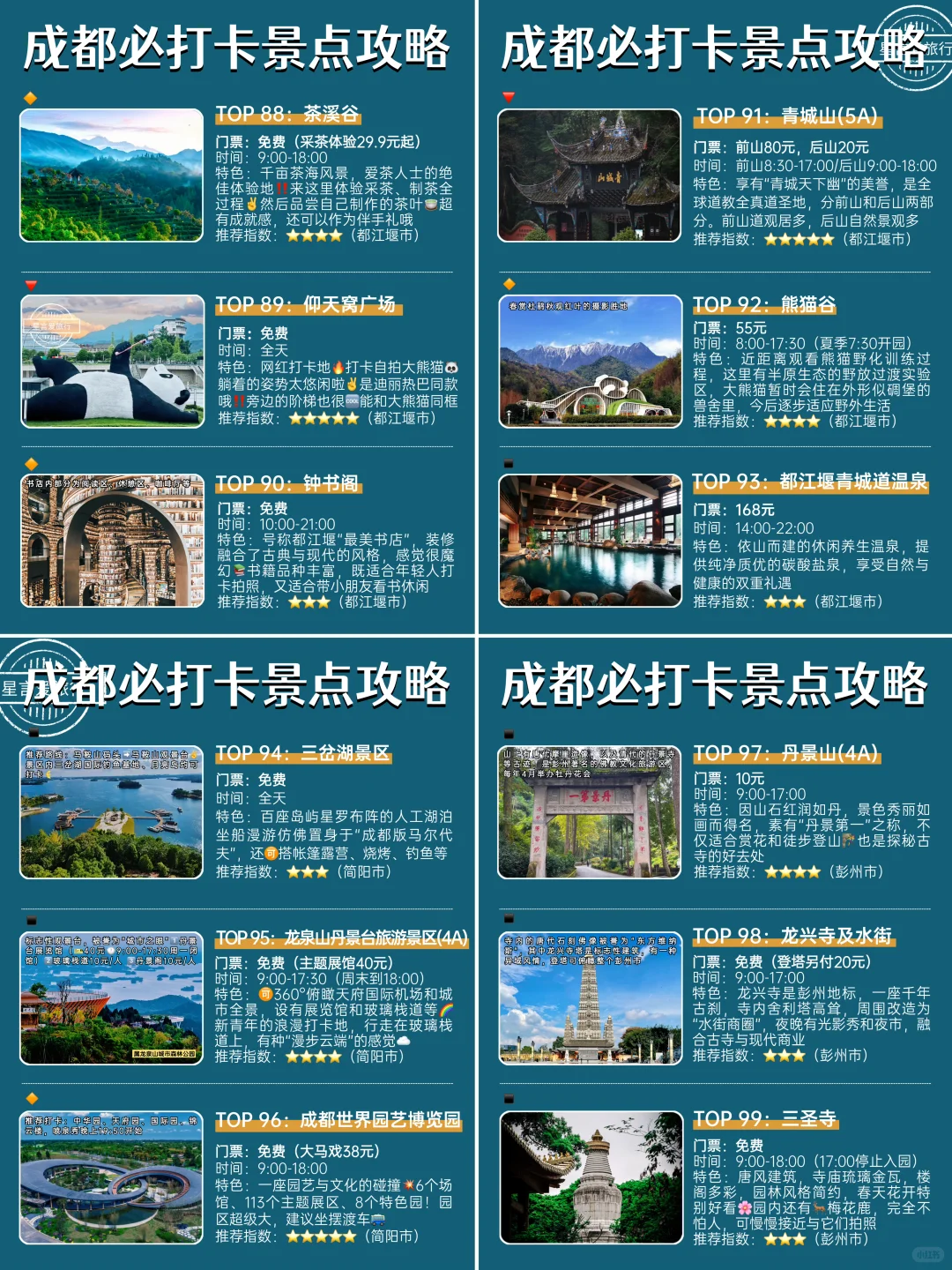 成都市必打卡景点介绍｜2025最新版🧐