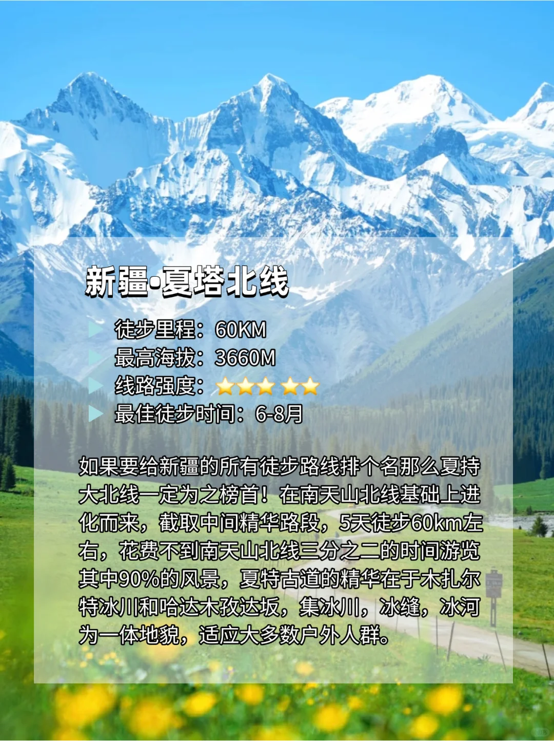 国家地理推荐|此生必徒15大经典徒步路线‼️