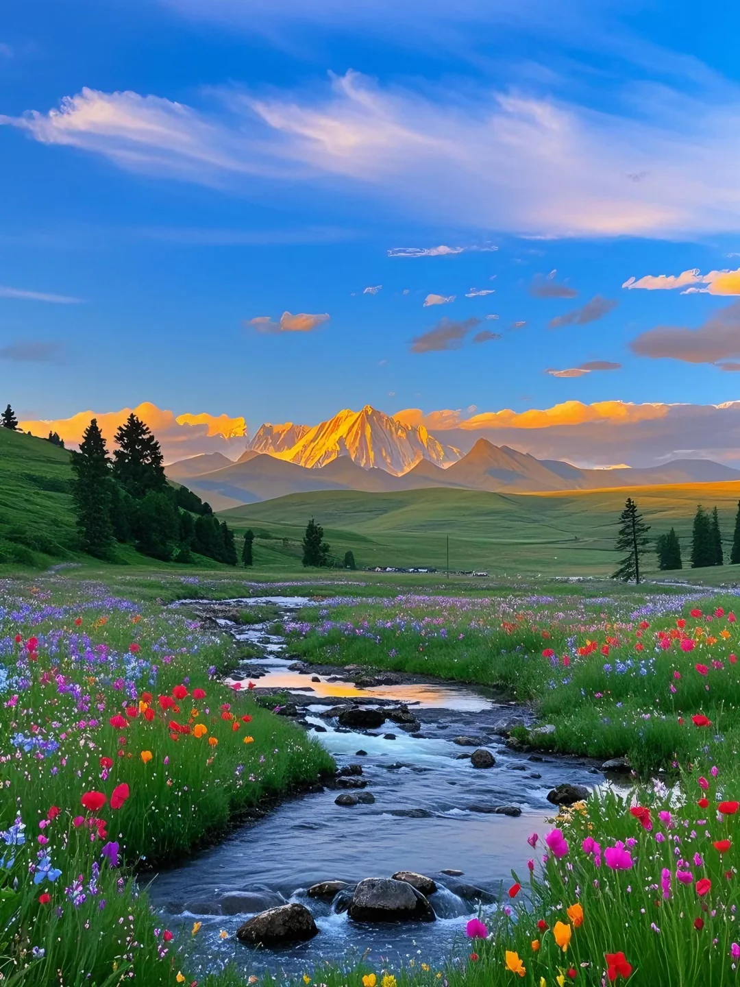 不在瑞士...7-8月的川西🏔️！！💐美到失语😭