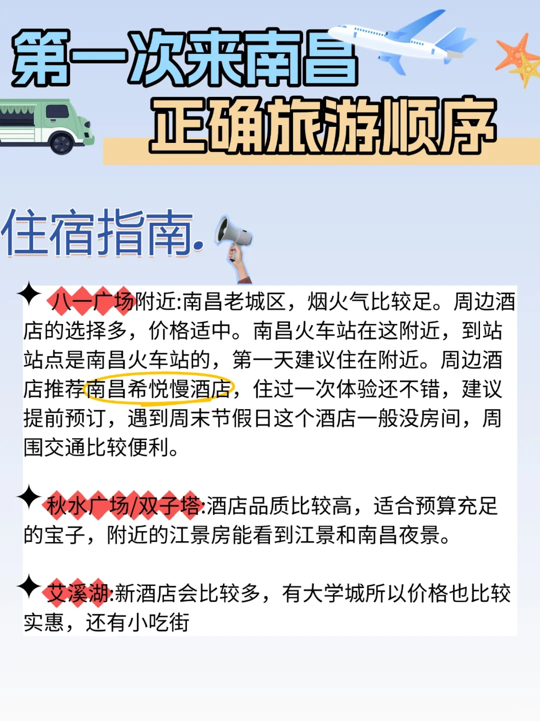 南昌景点不绕路玩法|3天2晚超全攻略码住