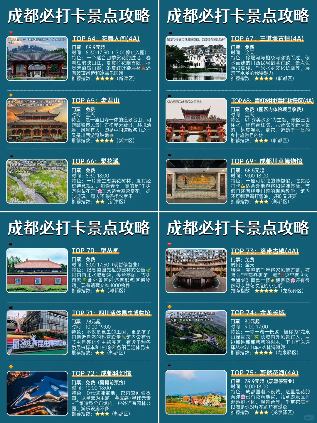 成都市必打卡景点介绍｜2025最新版🧐