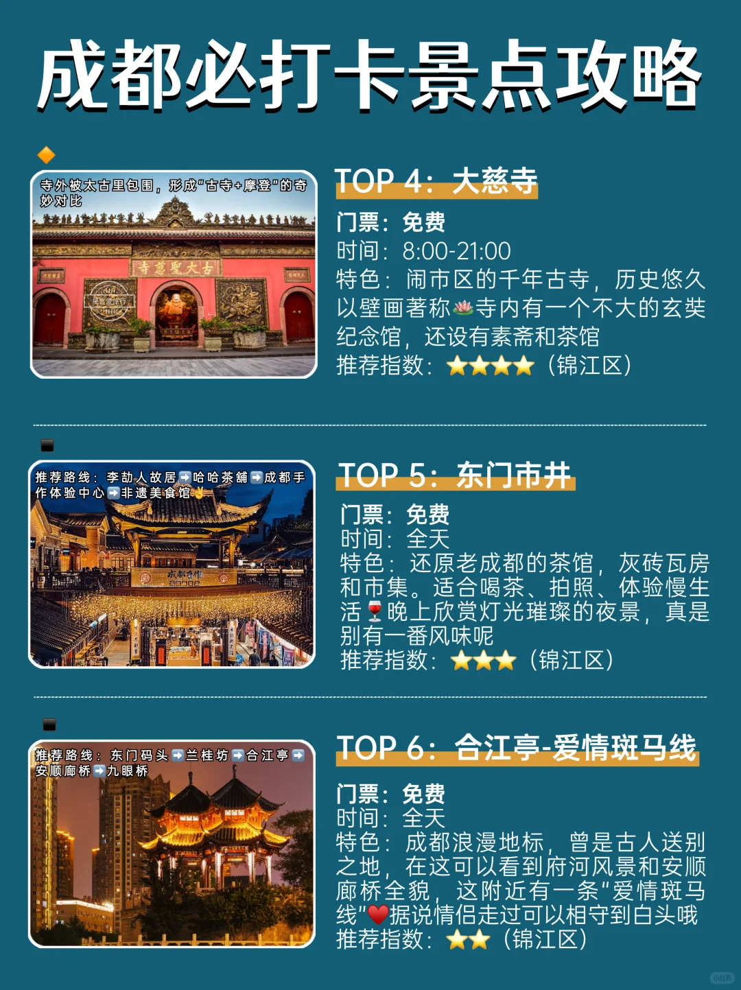 成都市必打卡景点介绍｜2025最新版🧐