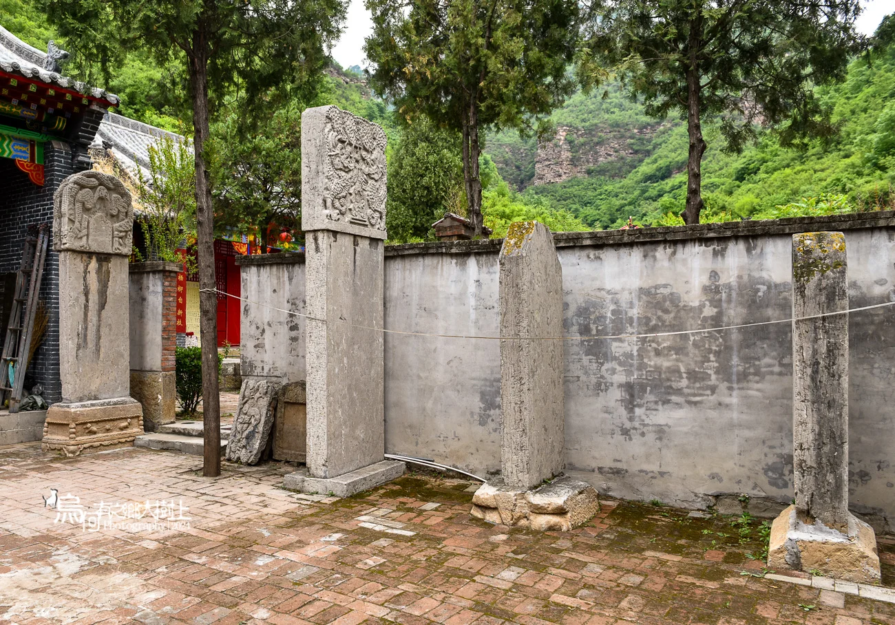 到邯郸京娘湖路过沙洺镇,附近有瑞云庵石刻