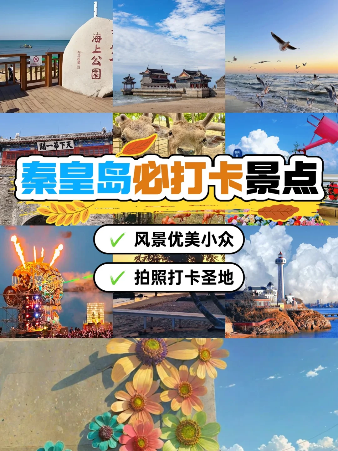 来秦皇岛必打卡景点来啦❗️