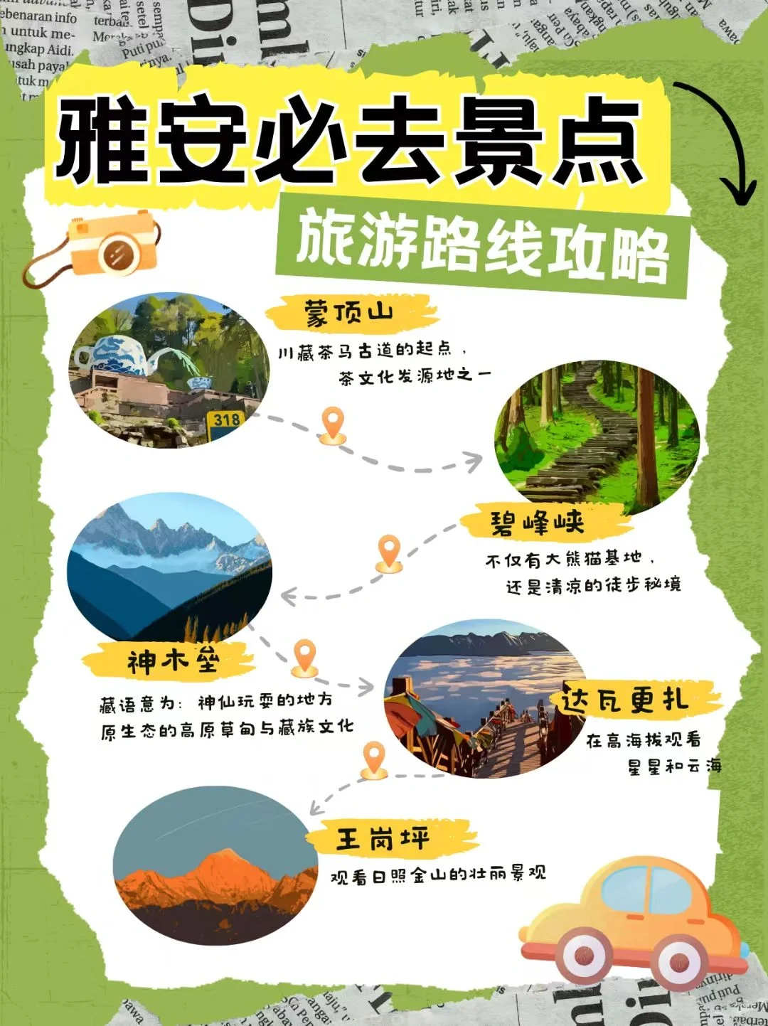 小智玩家Ⅰ雅安市最值得去的景点它们来啦！