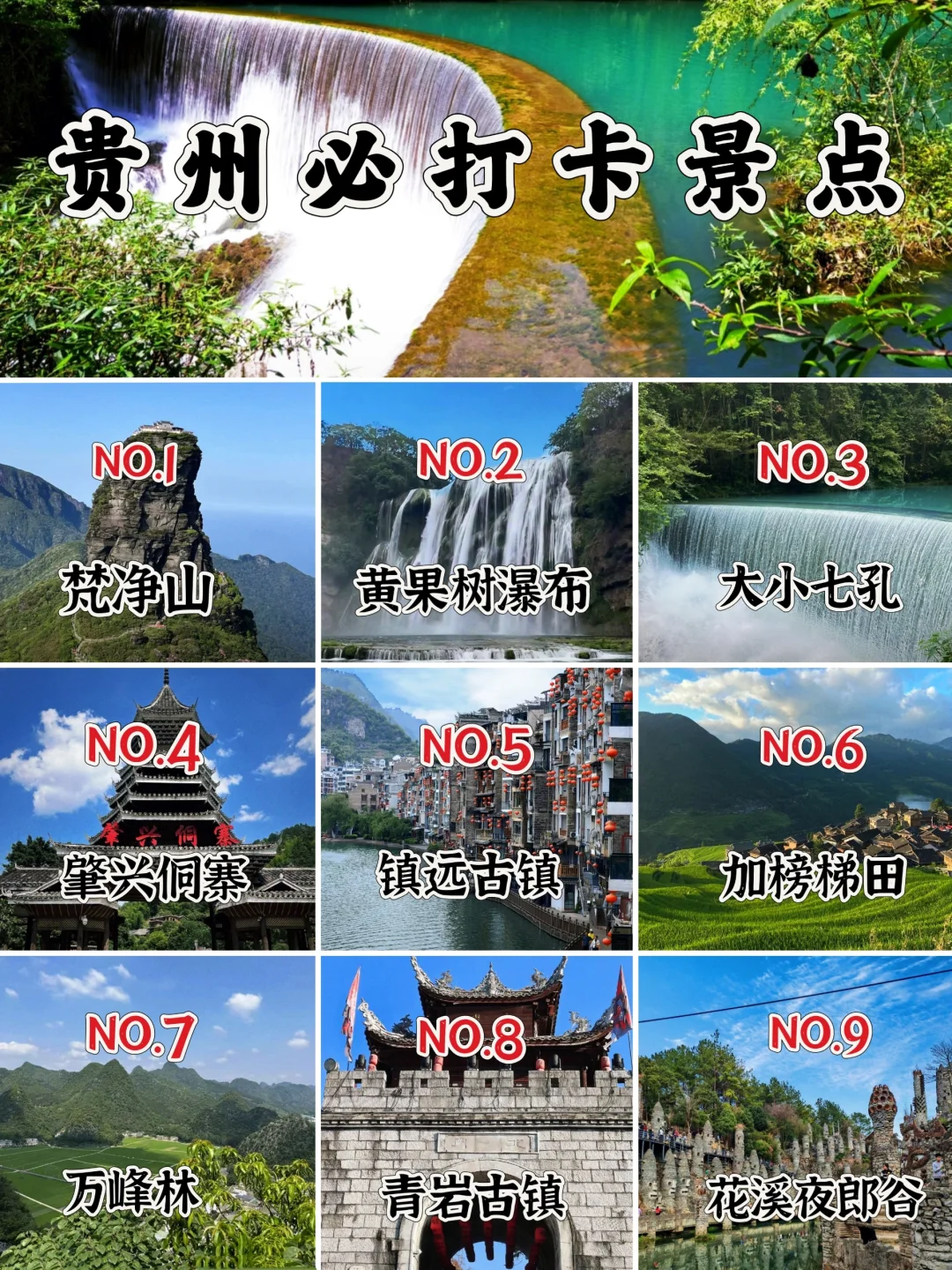 贵州旅游必去十大景点✨新手必看