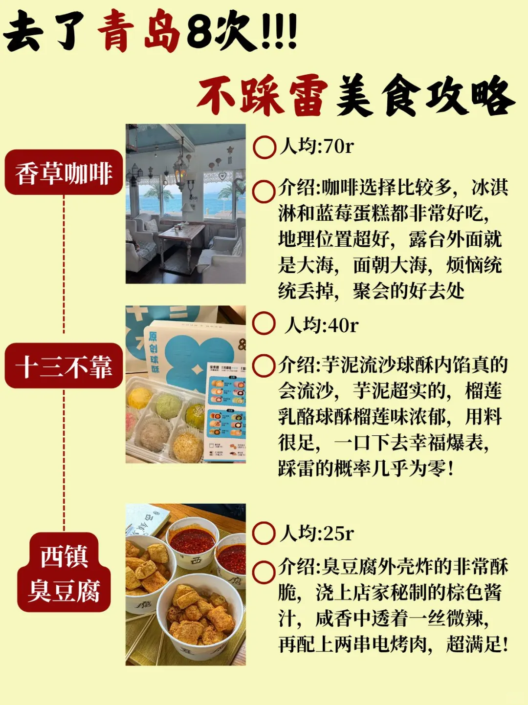 🌊青岛必打卡景点&美食攻略来啦‼