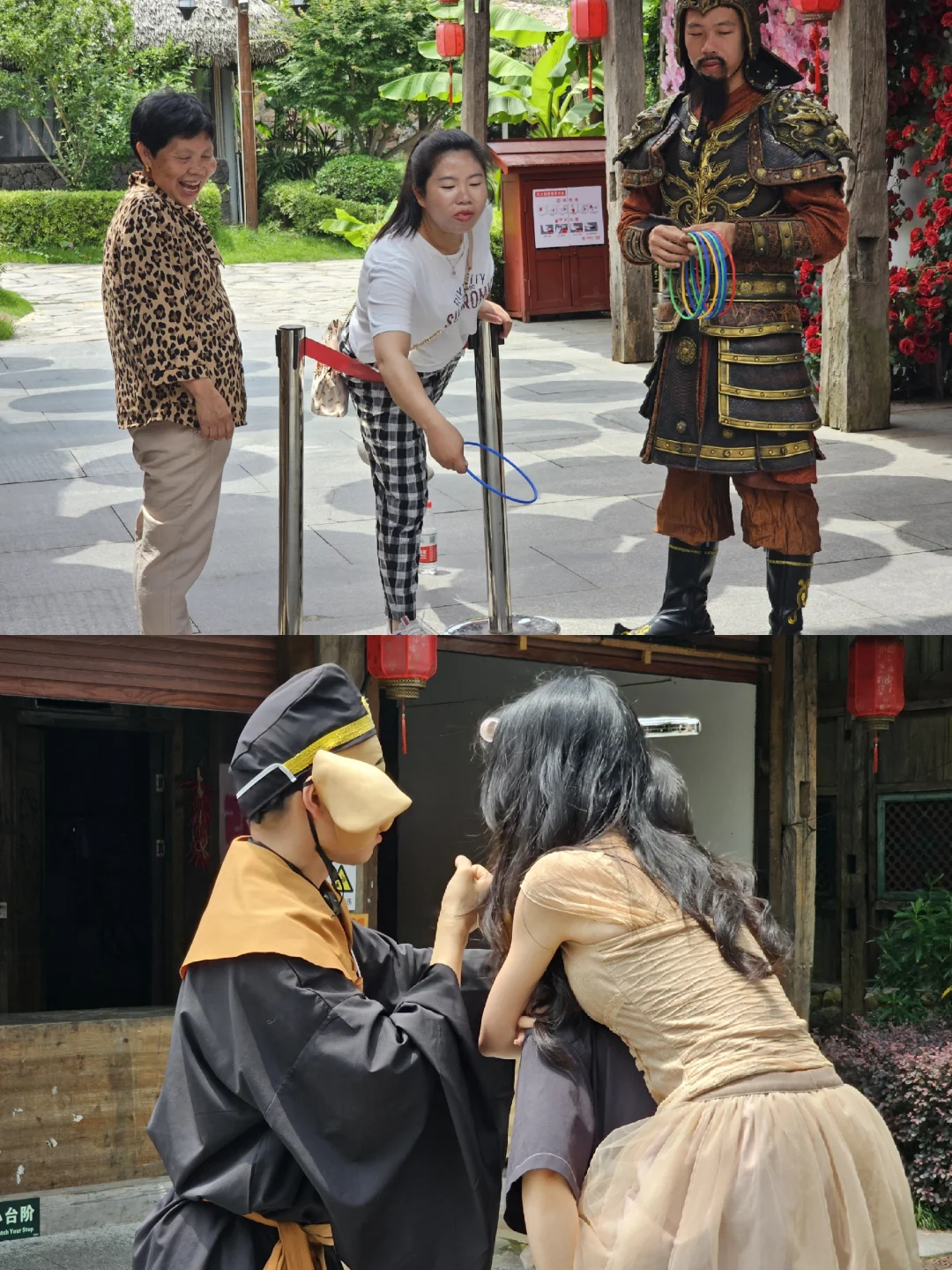 🎵跟着节奏嗨!明月千古情景区蹦迪现场