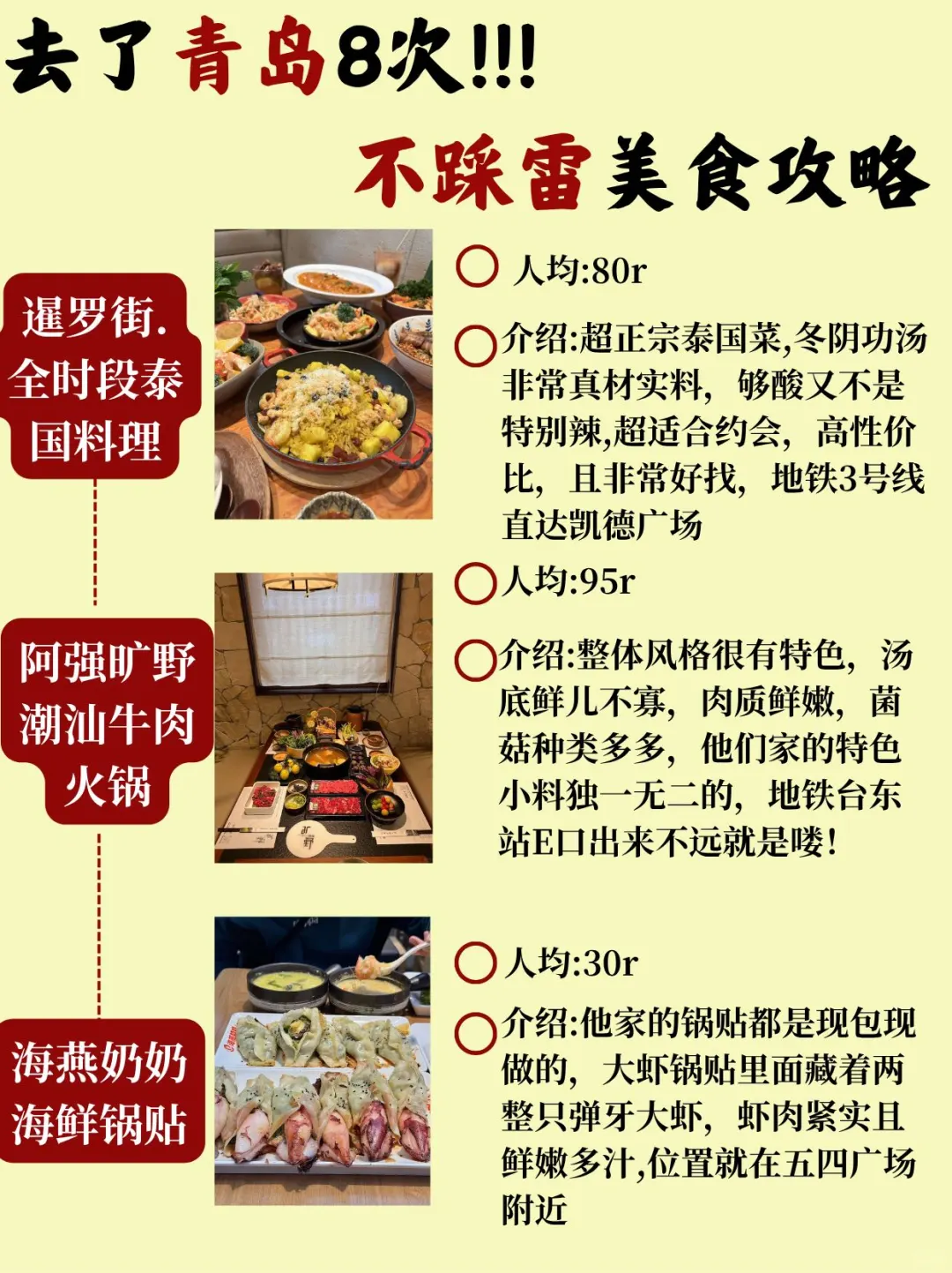 🌊青岛必打卡景点&美食攻略来啦‼