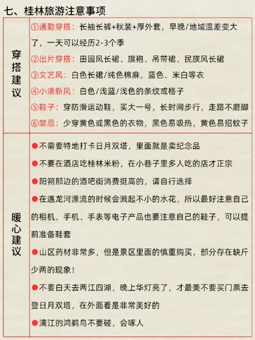 第一次去桂林旅游怎么玩❓不想被宰的必看