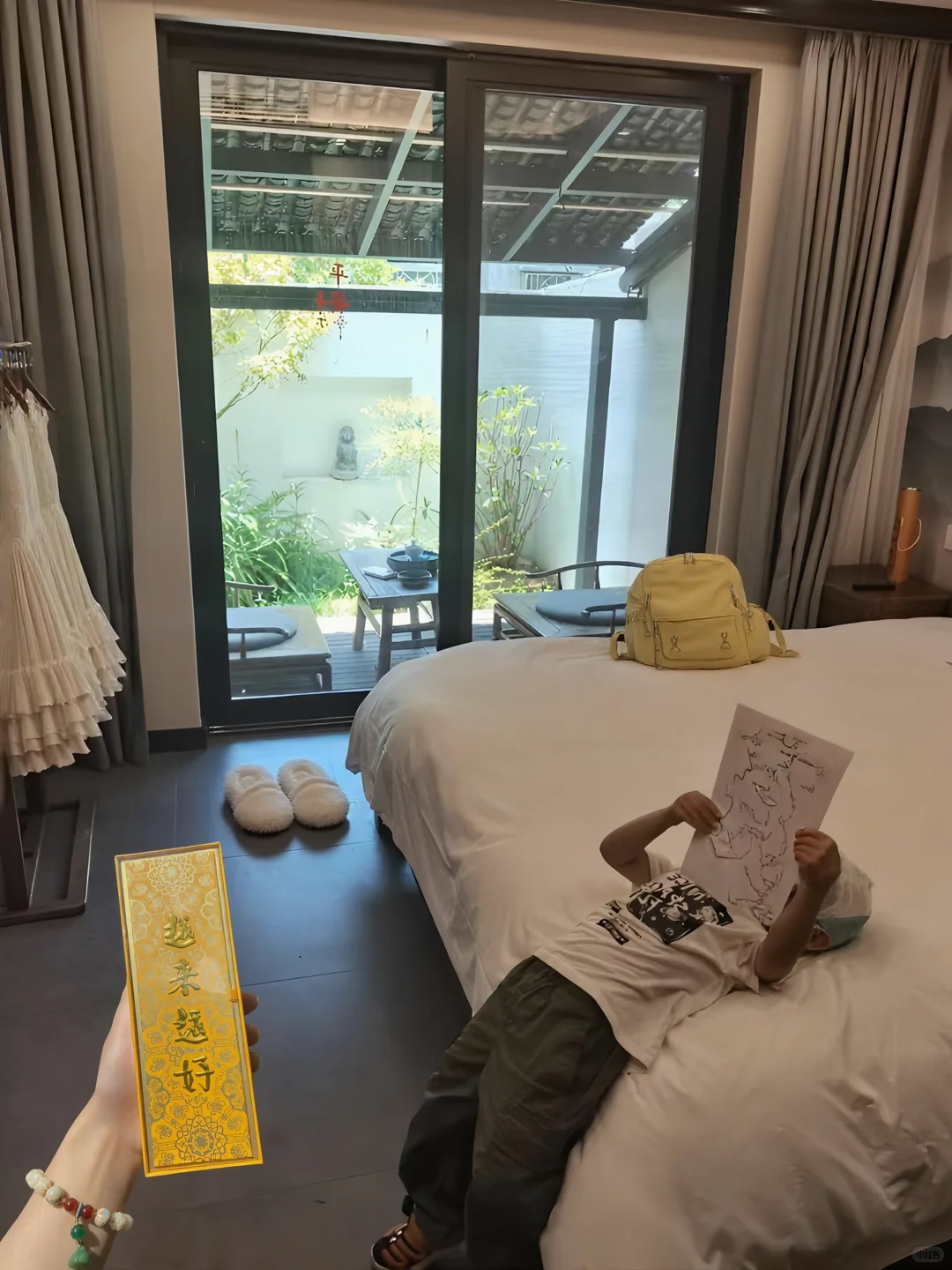 舟山📍步行5min普济寺！150💰独栋小院！