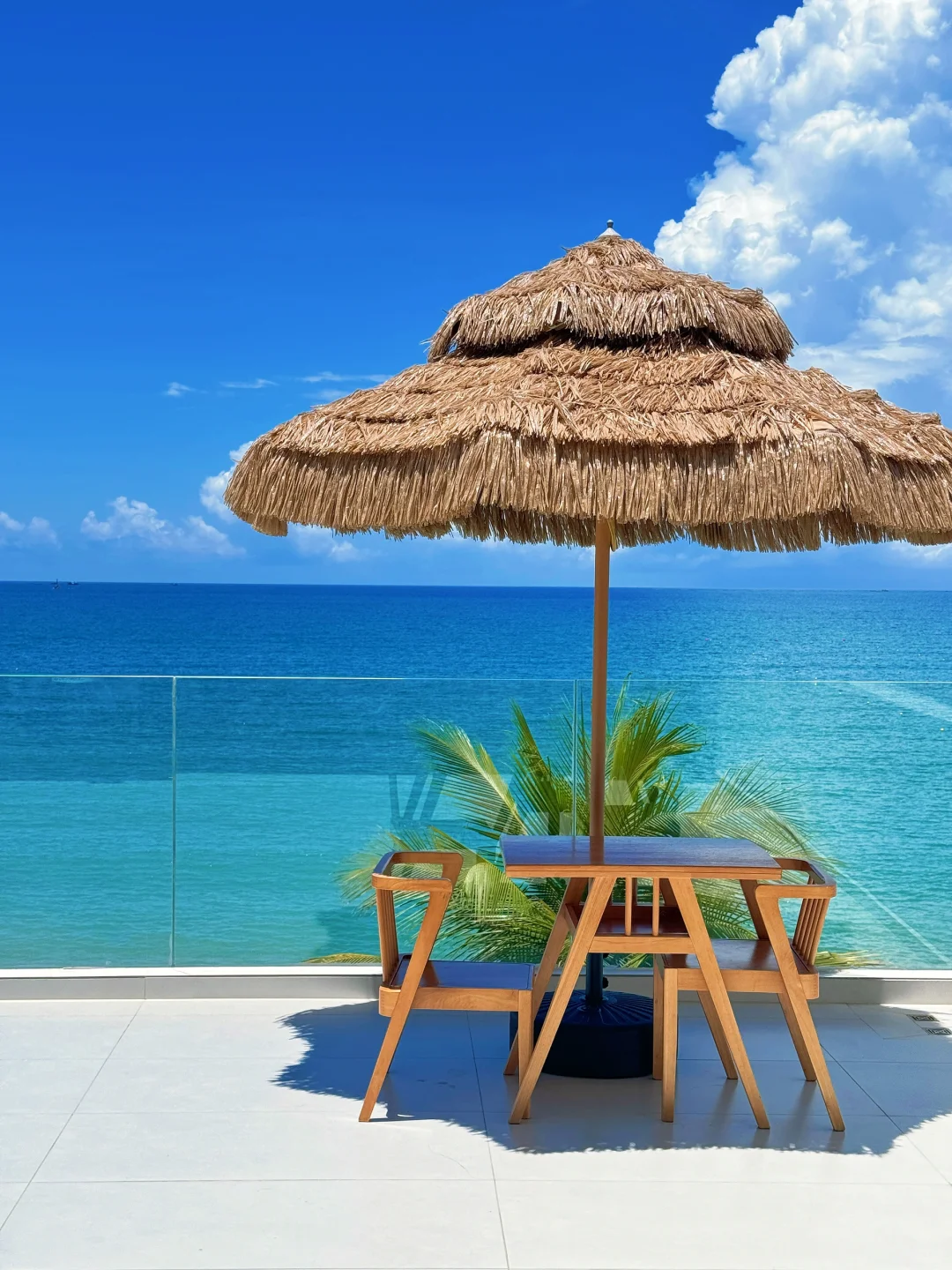 在三亚误入了蓝白童话小镇🌊！