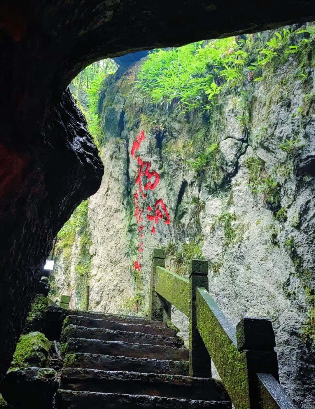 杭州避暑胜地「仙桥洞」绿野仙踪+ 丁达尔效应