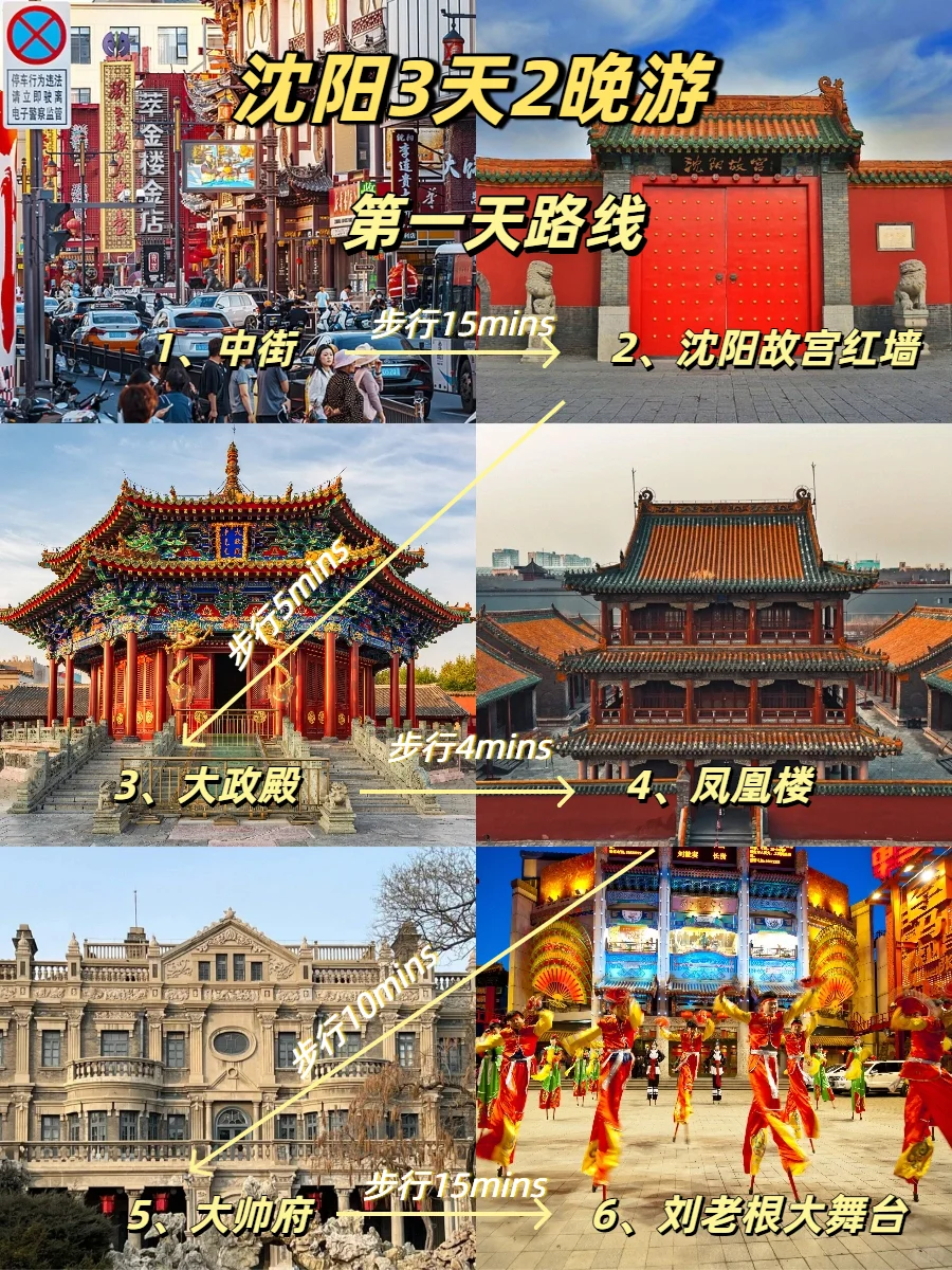 沈阳3天2晚攻略|第①次来旅游必看