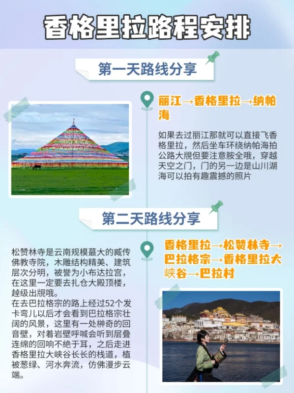 香格里拉夏季蕞新景点游玩攻略！一看就懂！