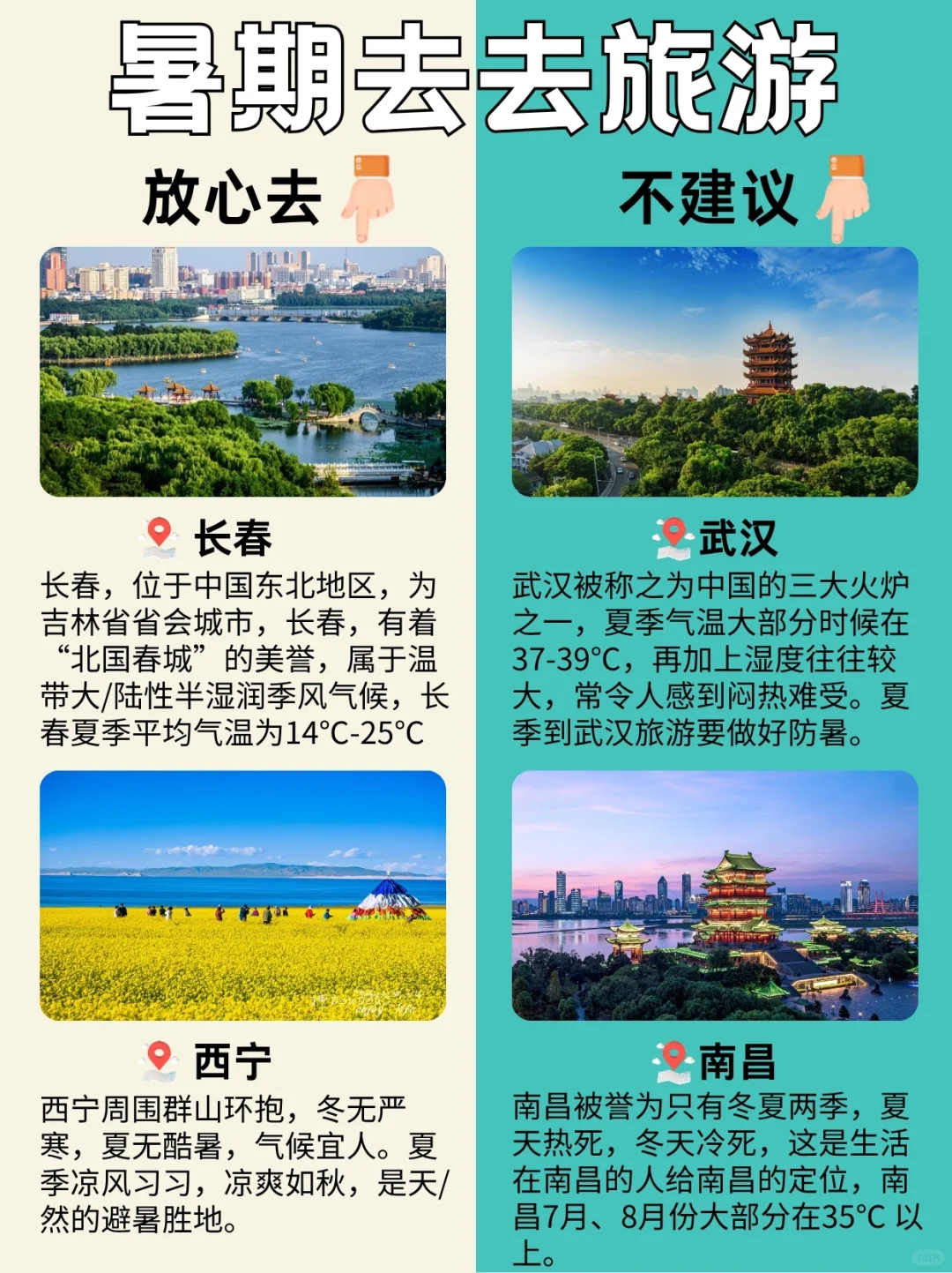 🔥暑假旅游红黑榜！这🔟个地方打死别去！