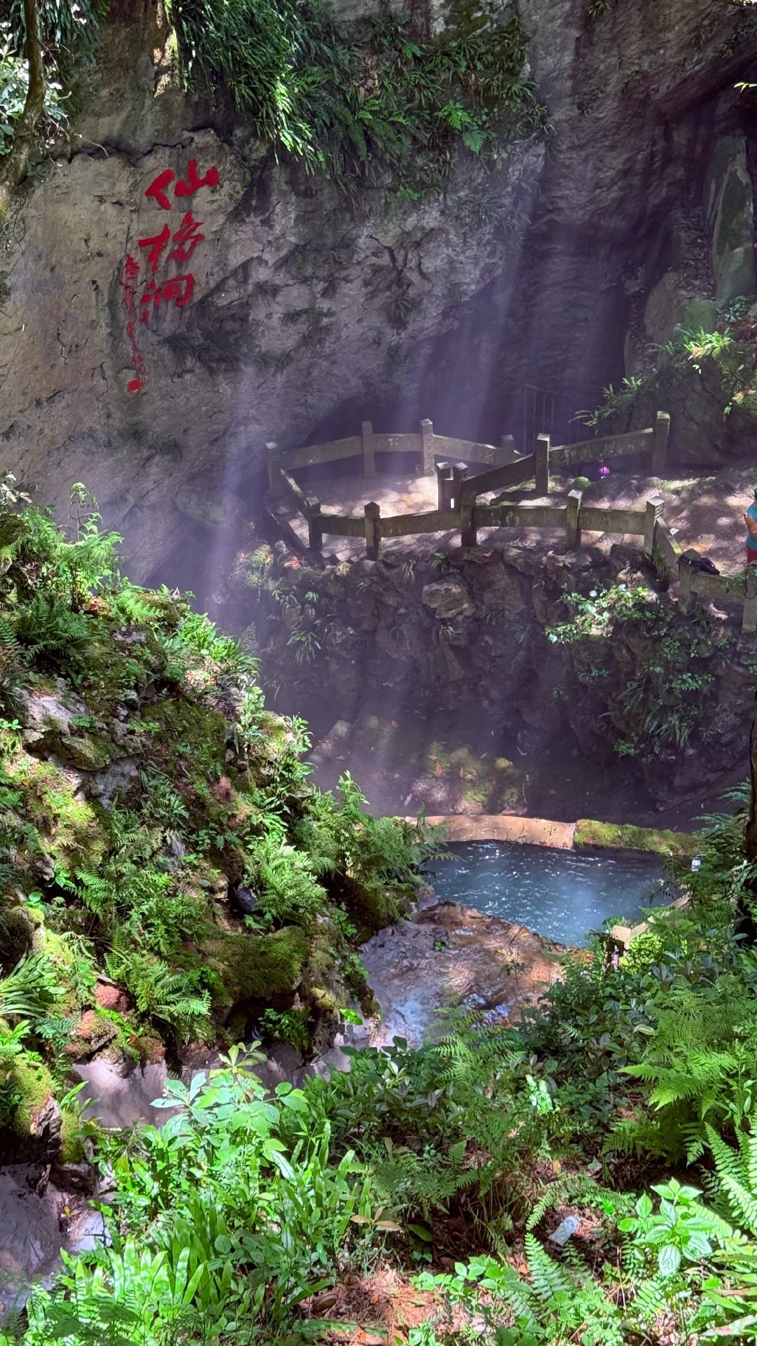 杭州避暑胜地「仙桥洞」绿野仙踪+ 丁达尔效应