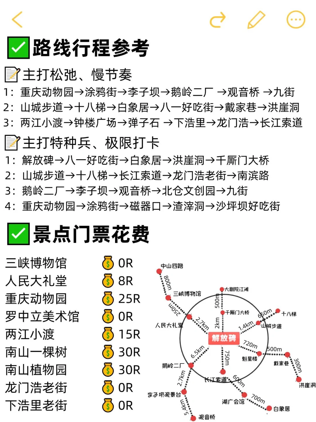 重庆本地人推荐👍热门景点白天去🆚晚上