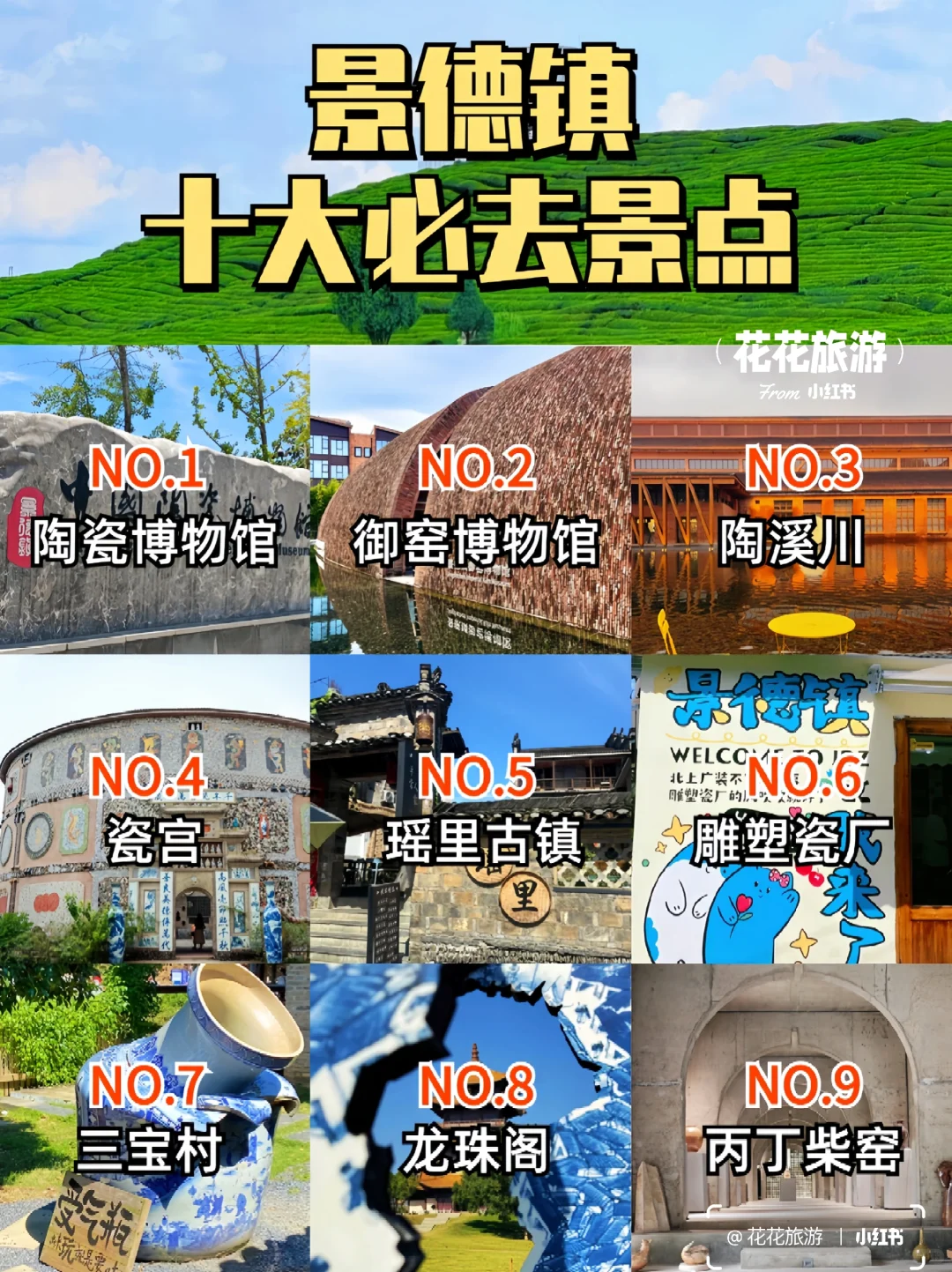 景德镇必去十大景点❗️附旅游攻略🔎码住