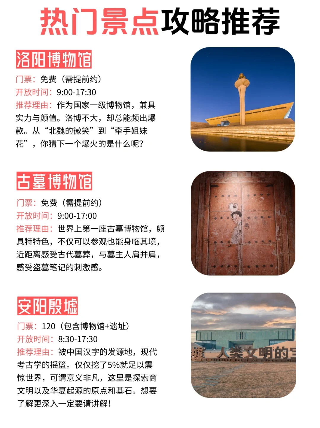 高考生注意⚠️出游河南必看!