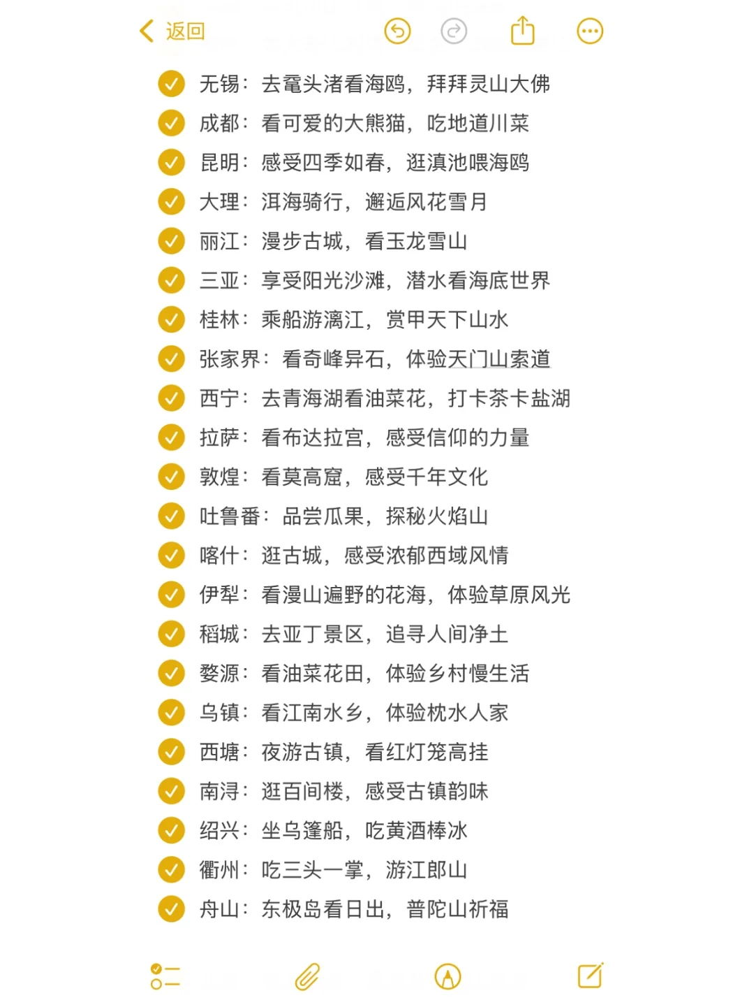 人生一定要去的100个地方‼️