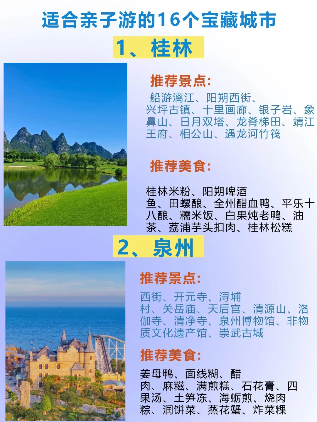 2025暑假遛娃不迷茫！16 个城市攻略抄作业