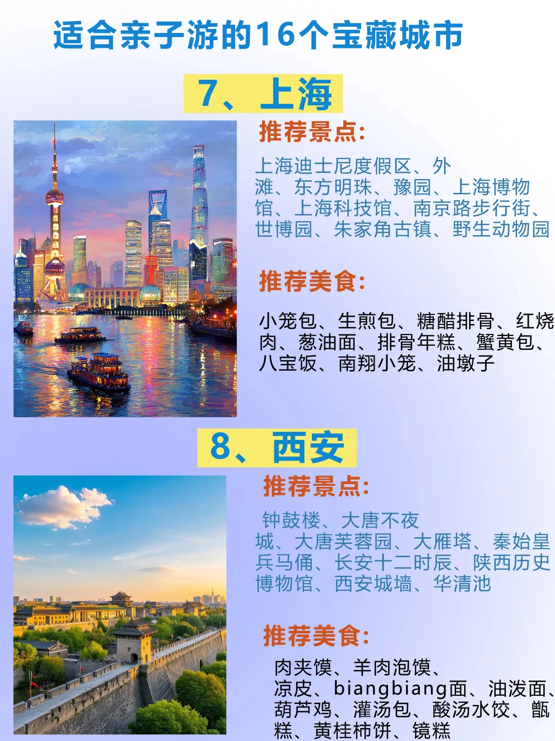 2025暑假遛娃不迷茫！16 个城市攻略抄作业