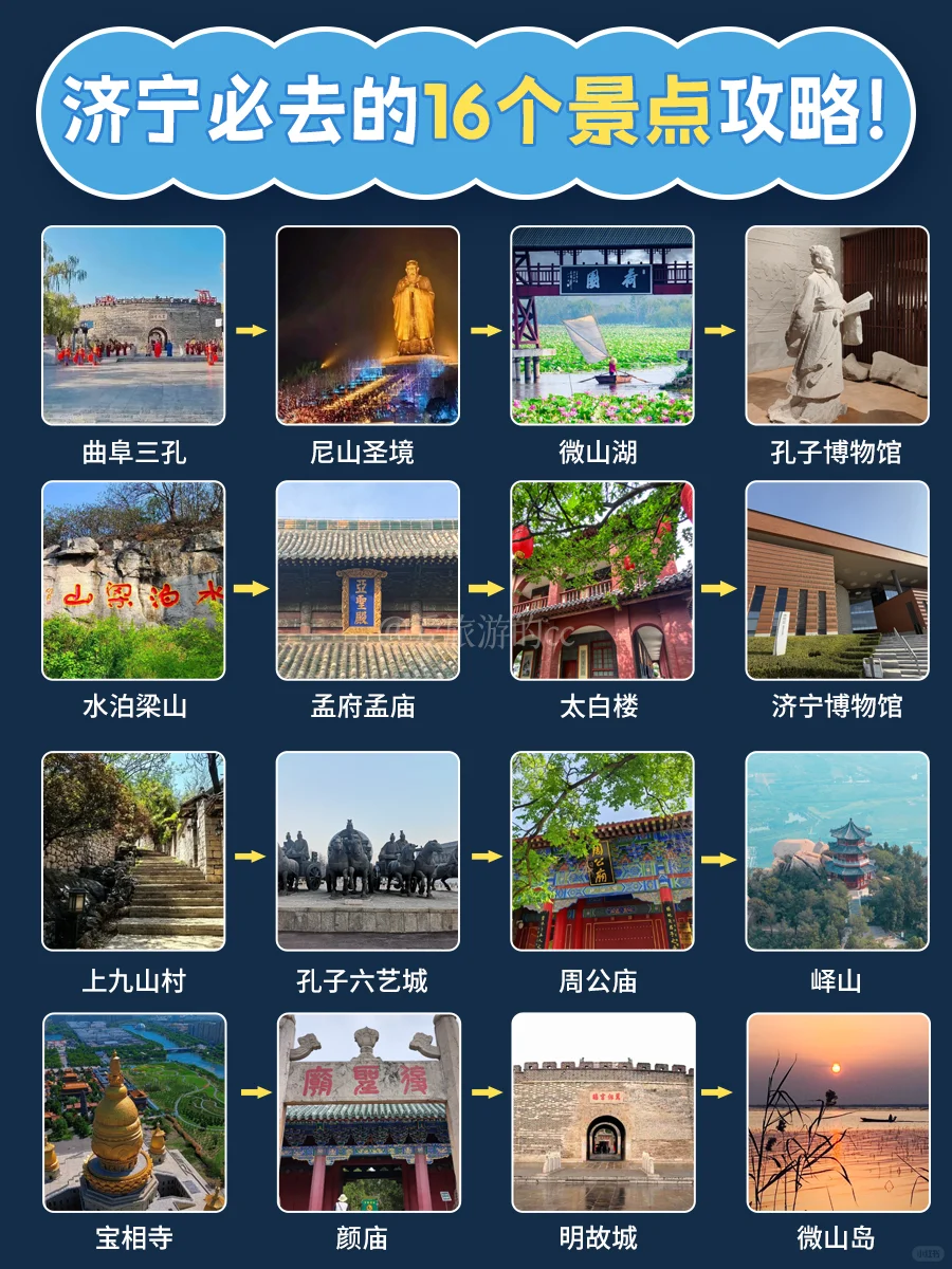 济宁旅游攻略‼️16个景点攻略码住🔥不踩雷