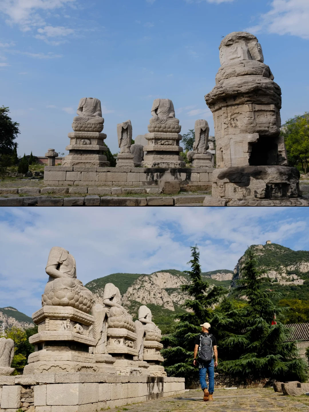 以为云冈石窟够震撼了，直到我来了响堂山