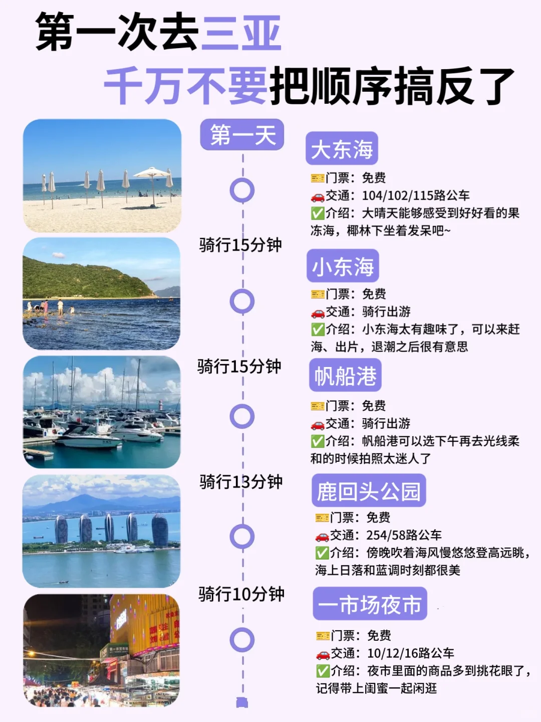 第一次来三亚旅游的宝子!!这篇攻略必看!!