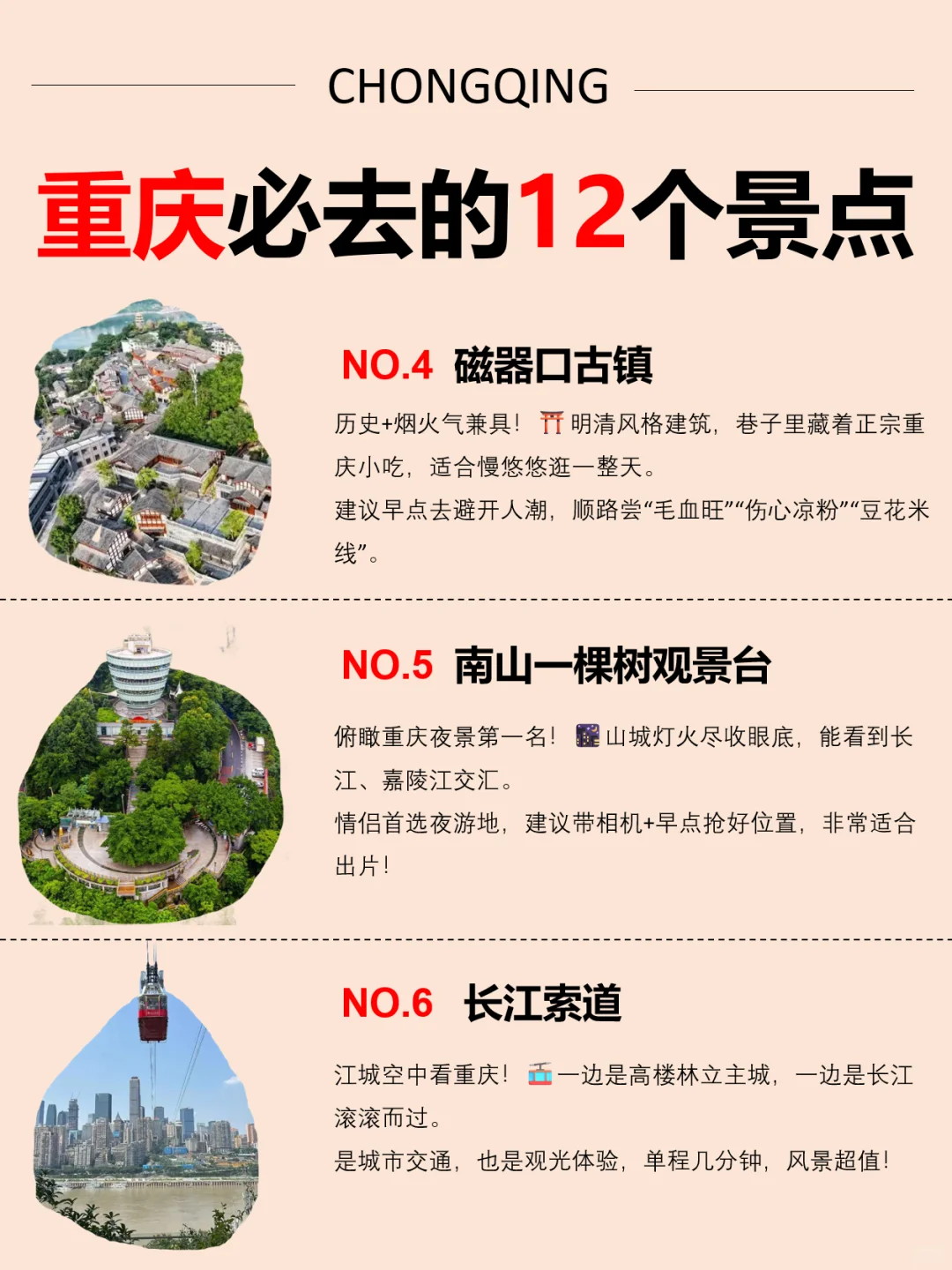 第一次来重庆怎么玩？这12个景点全覆盖！