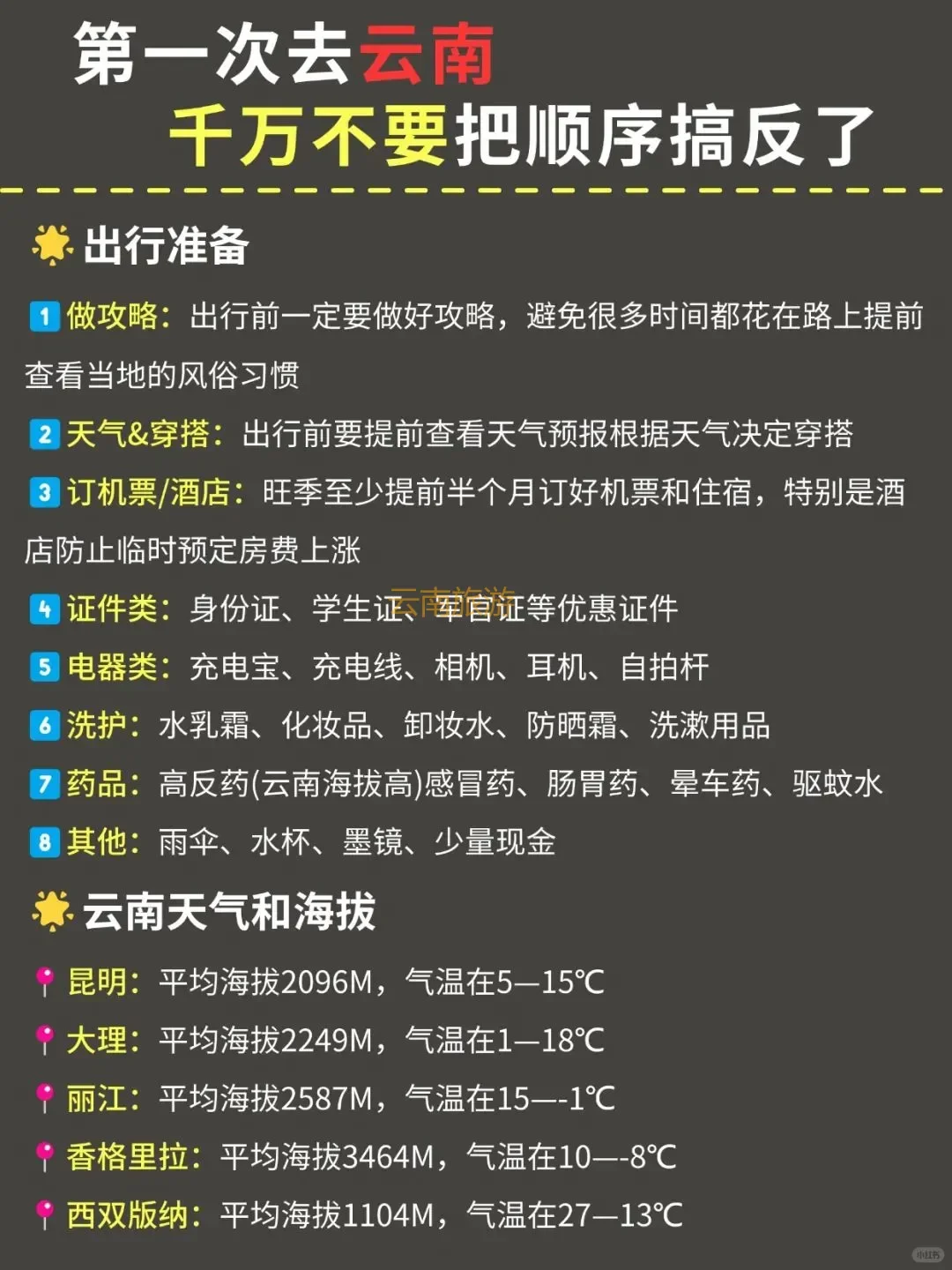 【云南旅行避坑指南】闺蜜说的正确打开方式