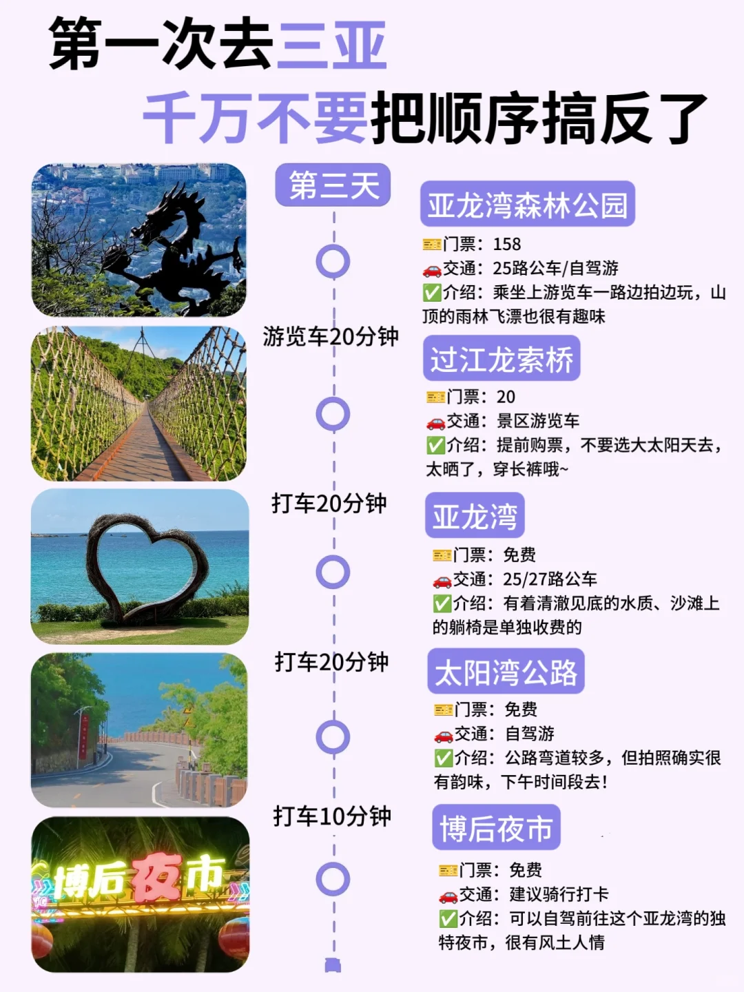 第一次来三亚旅游的宝子!!这篇攻略必看!!