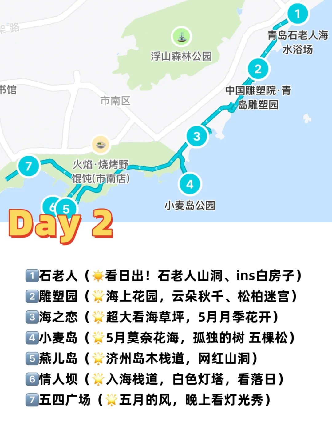 青岛超全保姆级旅游攻略❗️附citywalk路线👍