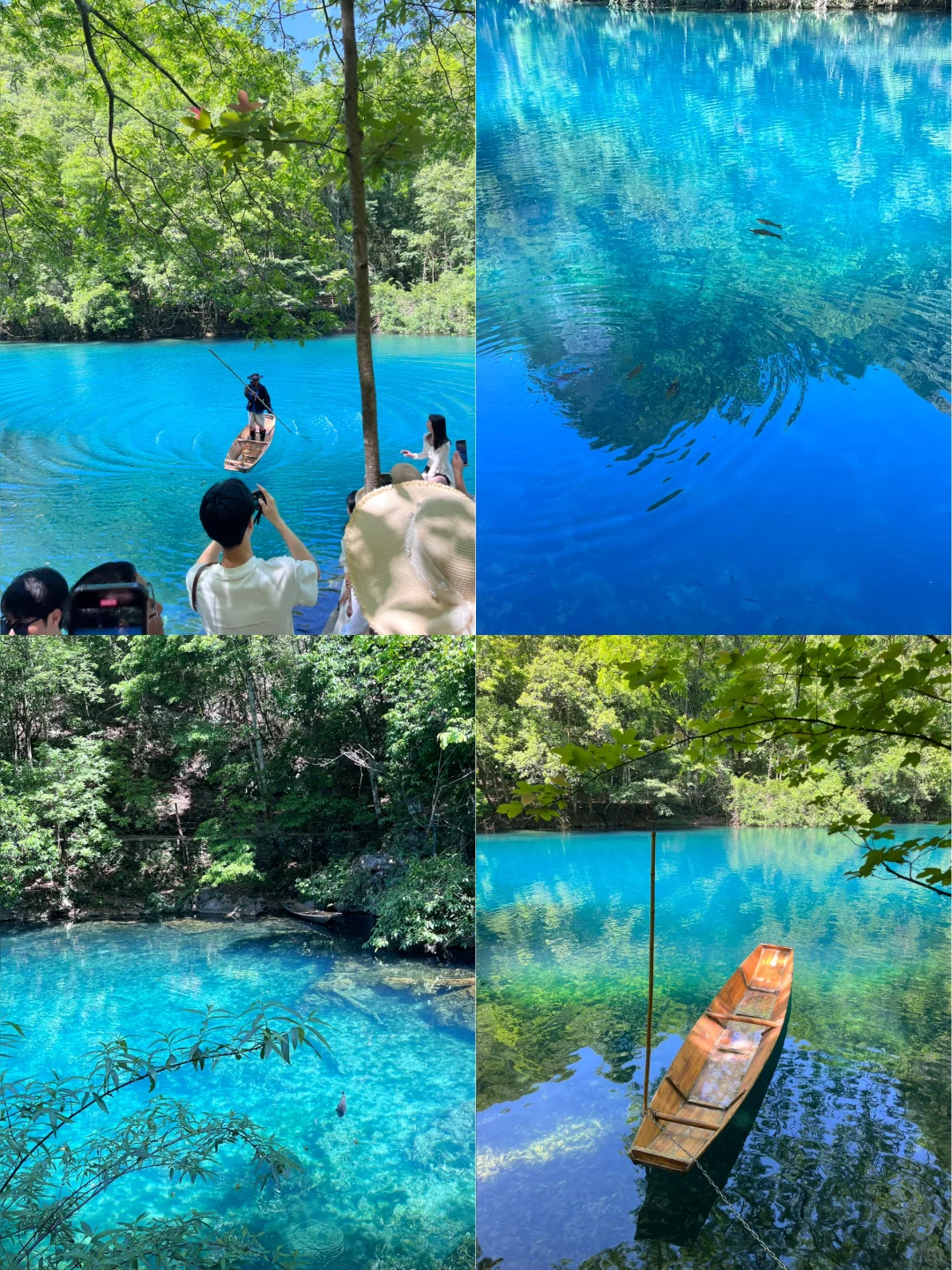 💙 “荔波小七孔，这片蓝是真实存在的吗？！”