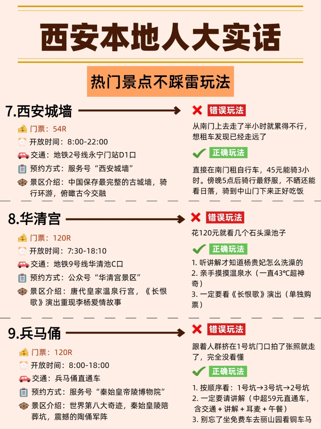 【西安本地人实话】超全避坑指南！必看篇