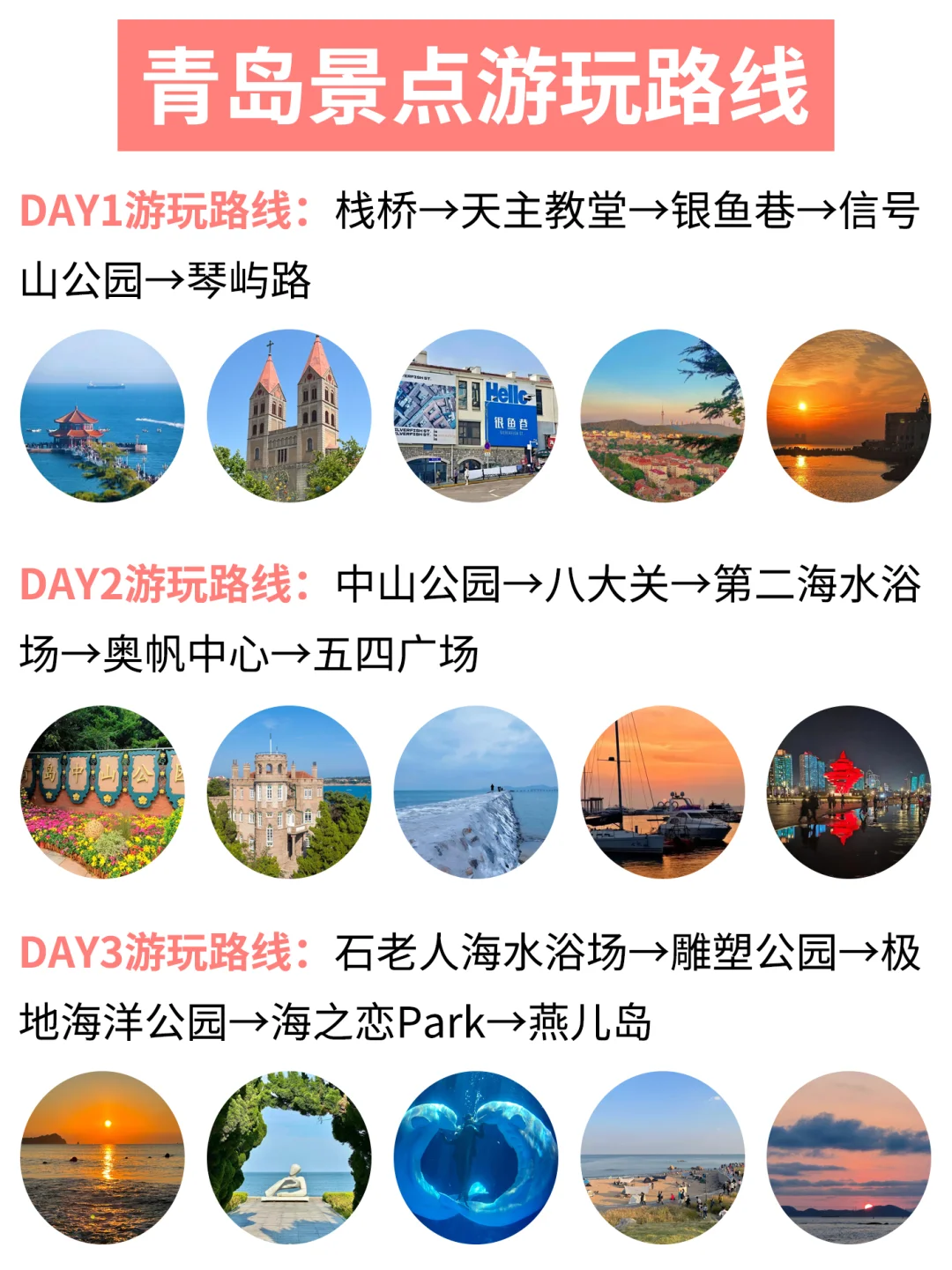 青岛zui新旅游攻略🗺附景点地图（不绕路）