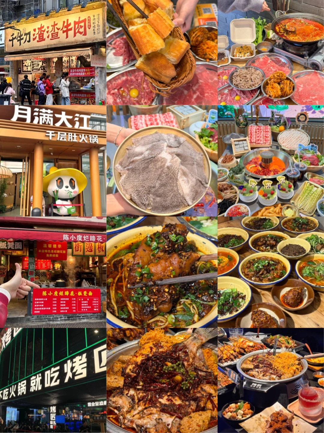 一图看懂🫡成都各区景点分布图🗺