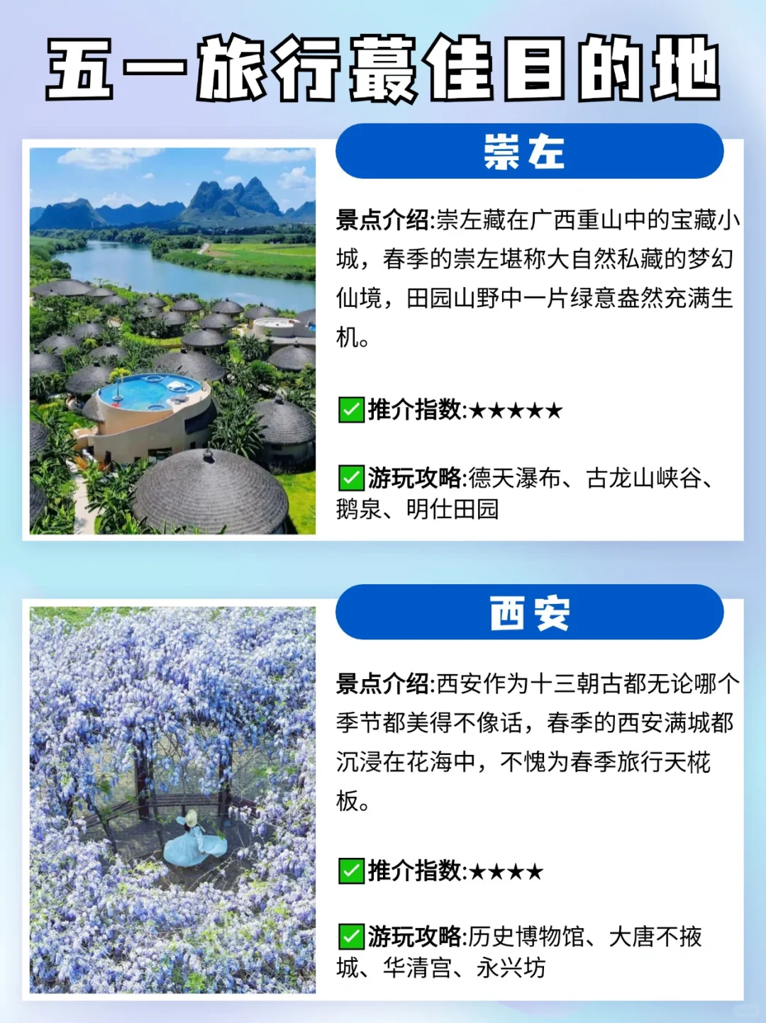 爽翻了！五一不想人挤人，看这一篇就够了！ 辛