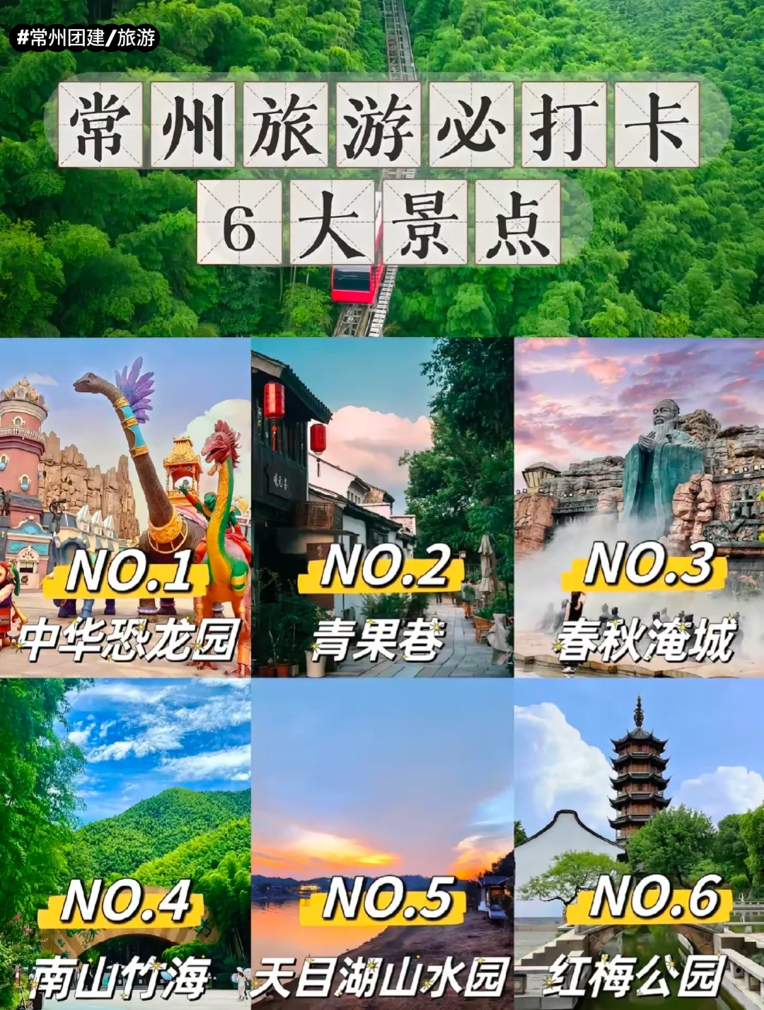 常州旅游 | 6大必打卡景点✨ 一篇带你玩透