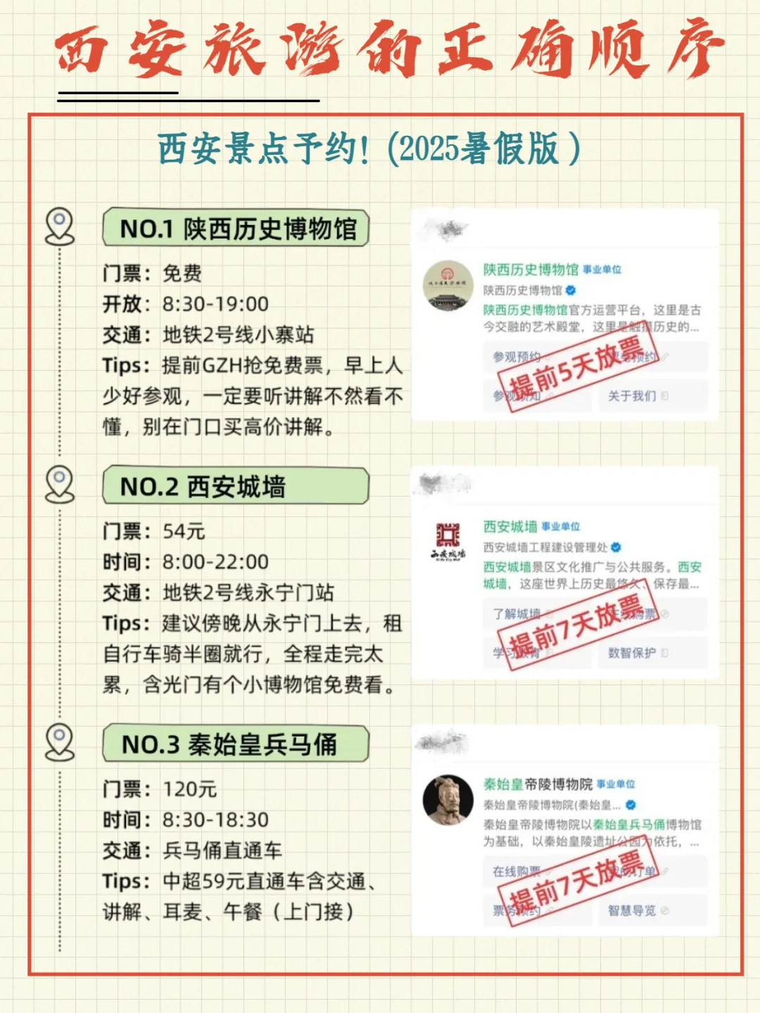 土著做的西安路线🎈玩起来真的不要太爽！